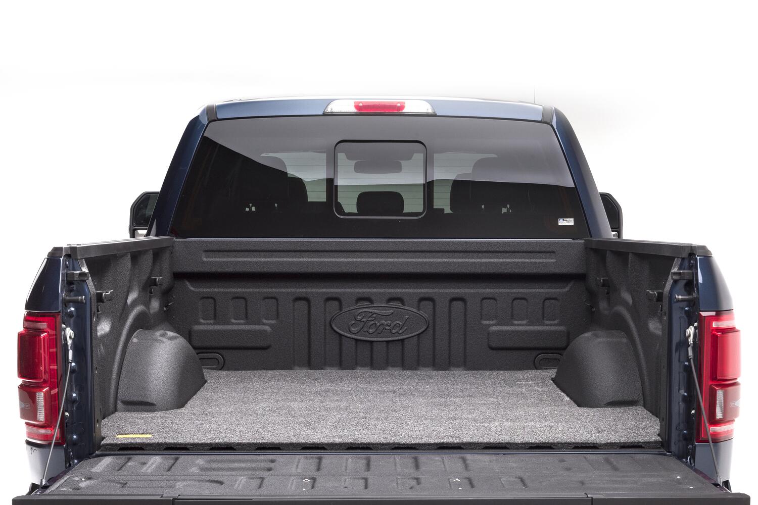 Bedmat For Spray-In Or No Bed Liner 2015-2026 Ford F-150 5'5 inch Bed 3/4 Inch Thick For Use w/Spray On Bed Liner And Non Liner Applications Charcoal BedRug