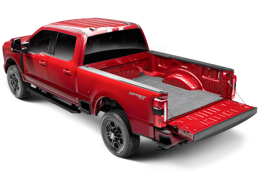 Bedmat For Spray-In Or No Bed Liner 17-26 Ford Superduty 8' Long Bed 3/4 Inch Thick For Use w/Spray On Bed Liner And Non Liner Applications Charcoal BedRug