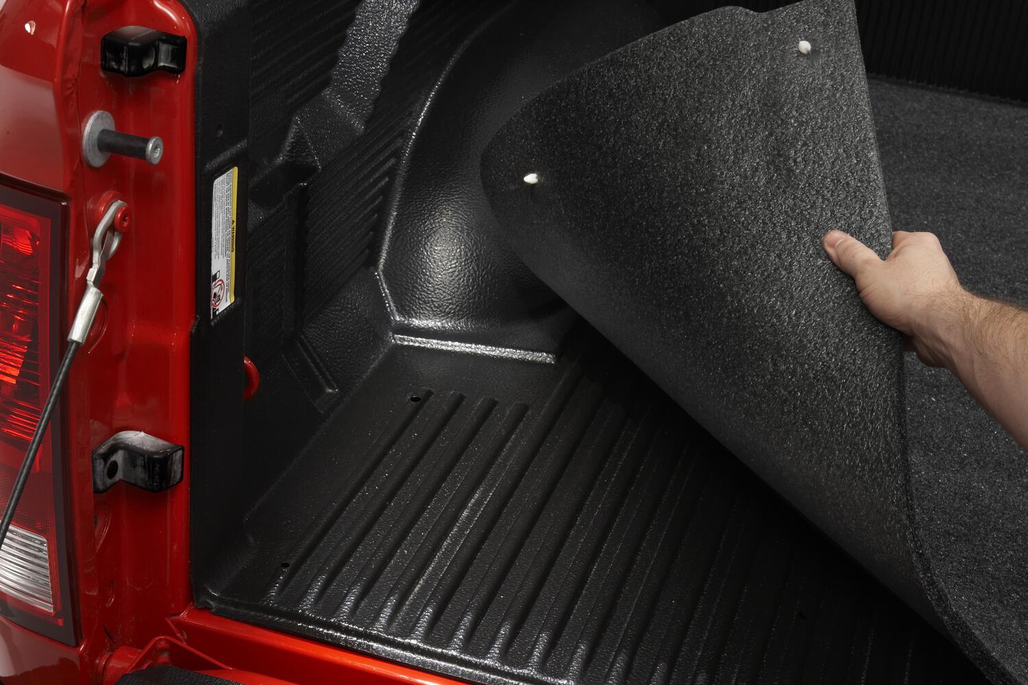 Bedmat For Drop-In 2017-2024 Ford F250/F350 Superduty 6.5' Short Bed 1/2 Inch Thick Installs Over Existing Plastic Drop In Bed Liner Charcoal BedRug
