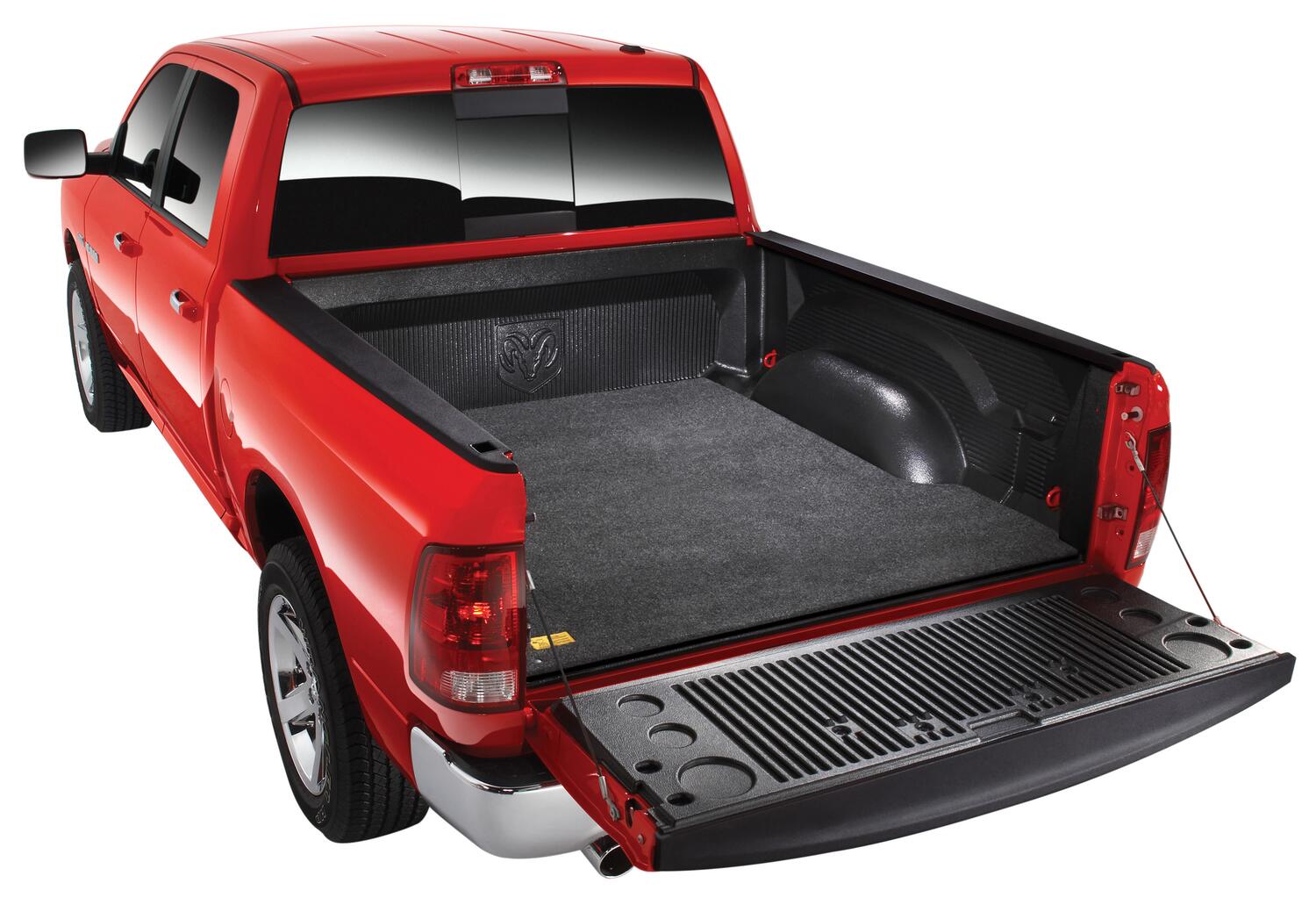 Bedmat For Drop-In 07-21 Toyota Tundra 5'6 inch Bed 1/2 Inch Thick Installs Over Existing Plastic Drop In Bed Liner Charcoal BedRug