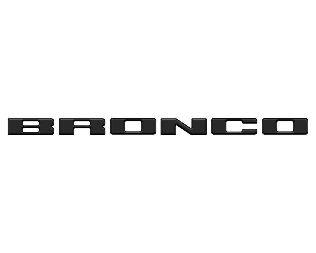 Front Grille Letters Overlays Fits 2021-2026 Ford Bronco Sport