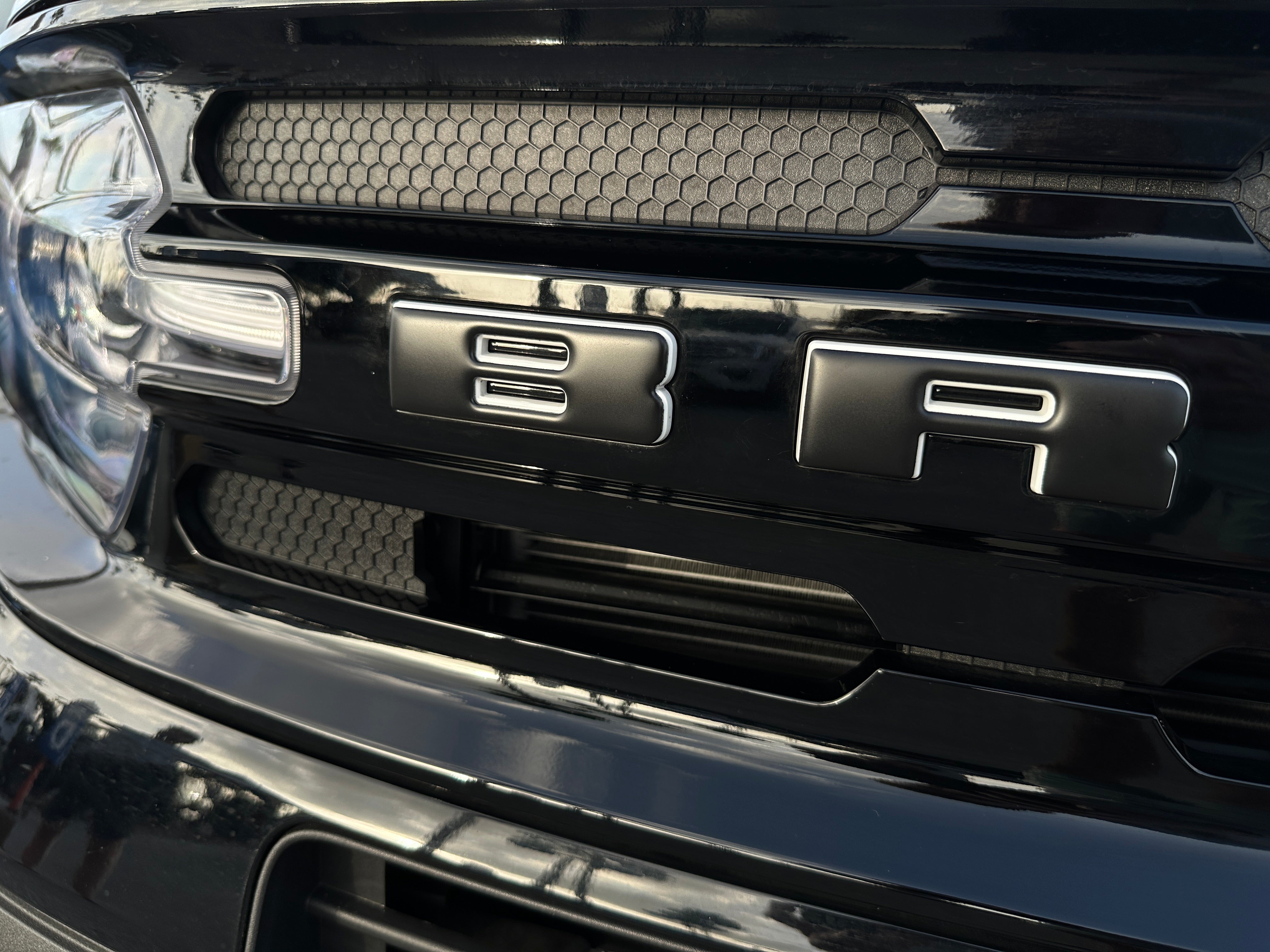 Front Grille Letters Overlays Fits 2021-2026 Ford Bronco Sport