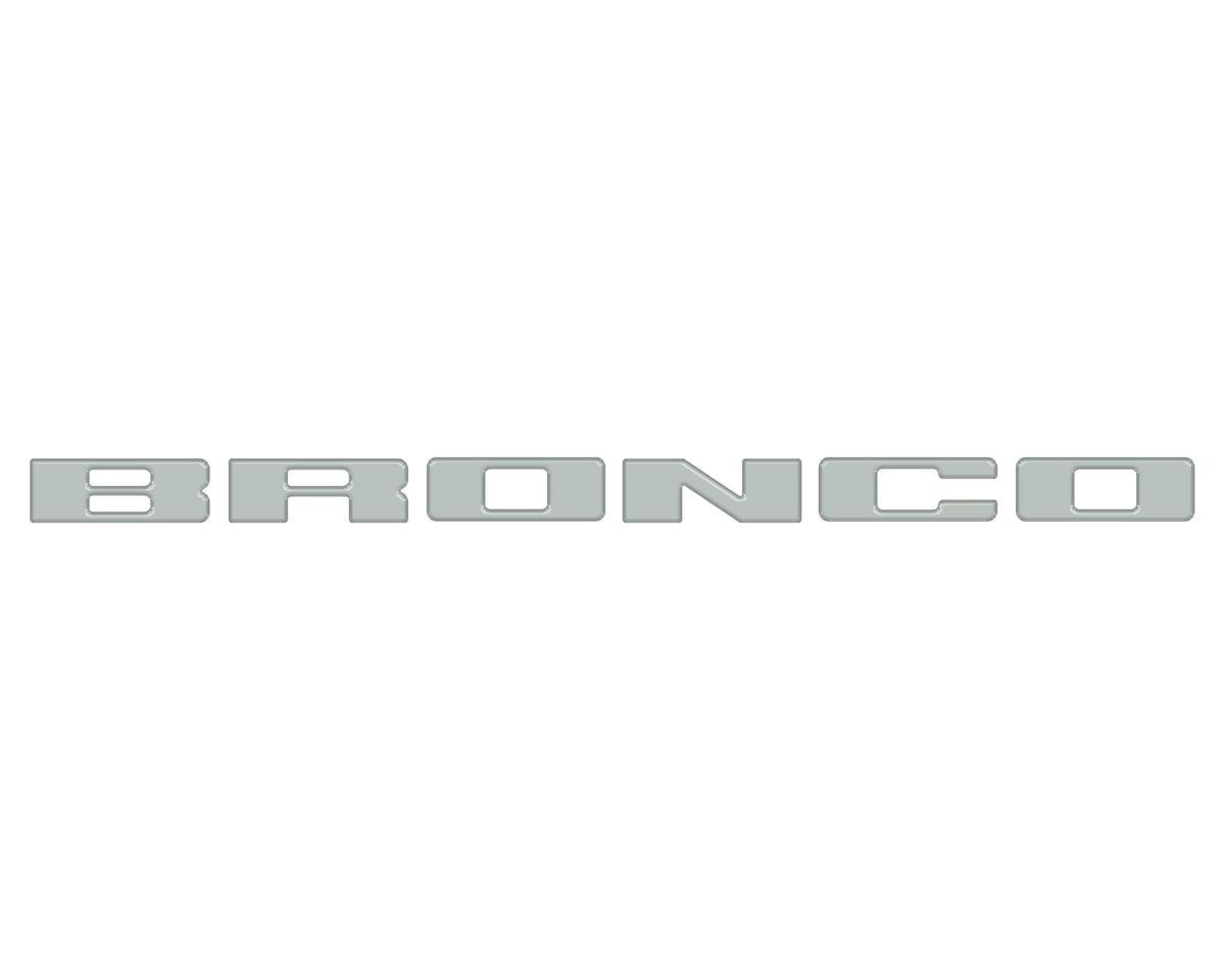 Front Grille Letters Overlays Fits 2021-2026 Ford Bronco Sport