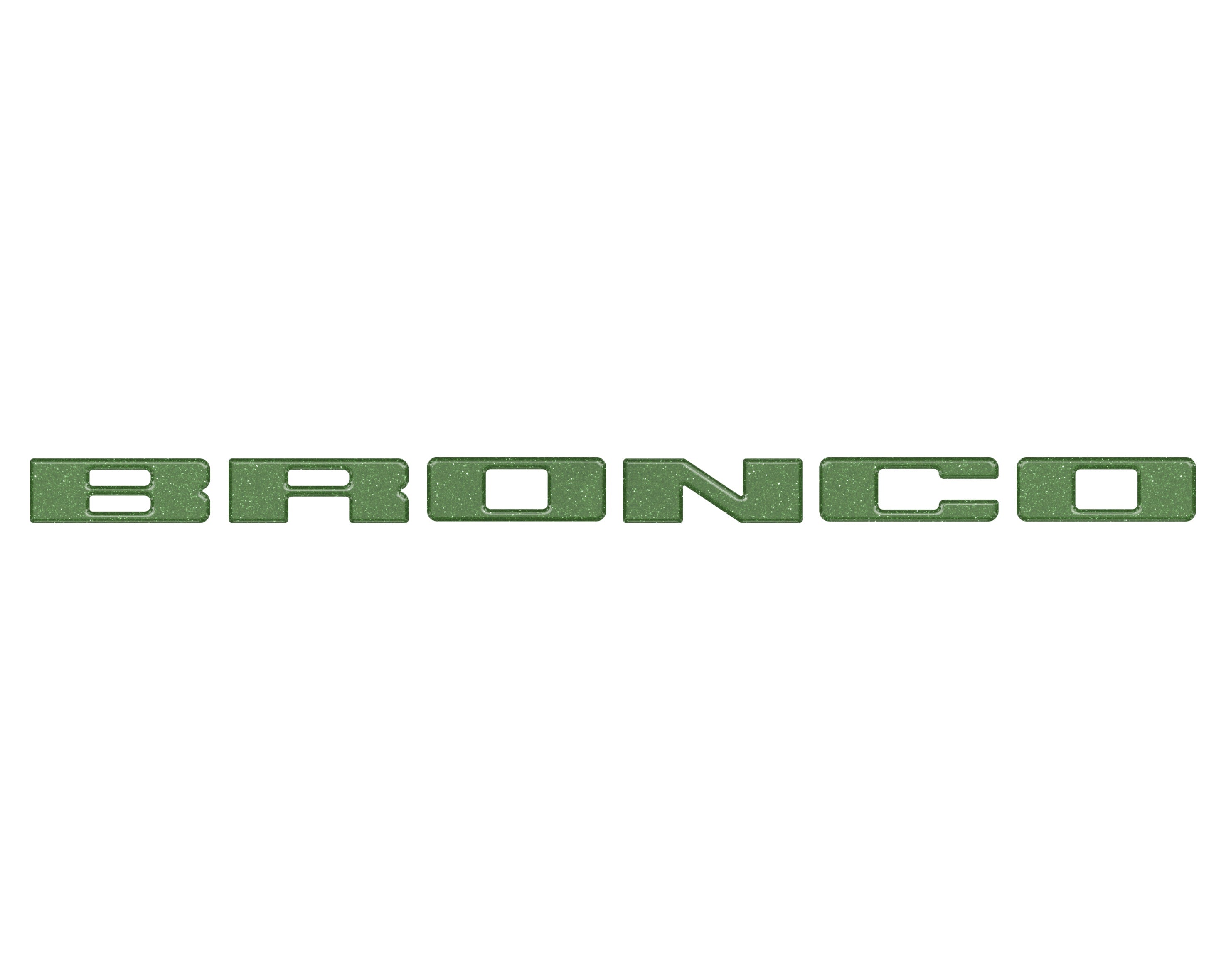 Front Grille Letters Overlays Fits 2021-2026 Ford Bronco Sport
