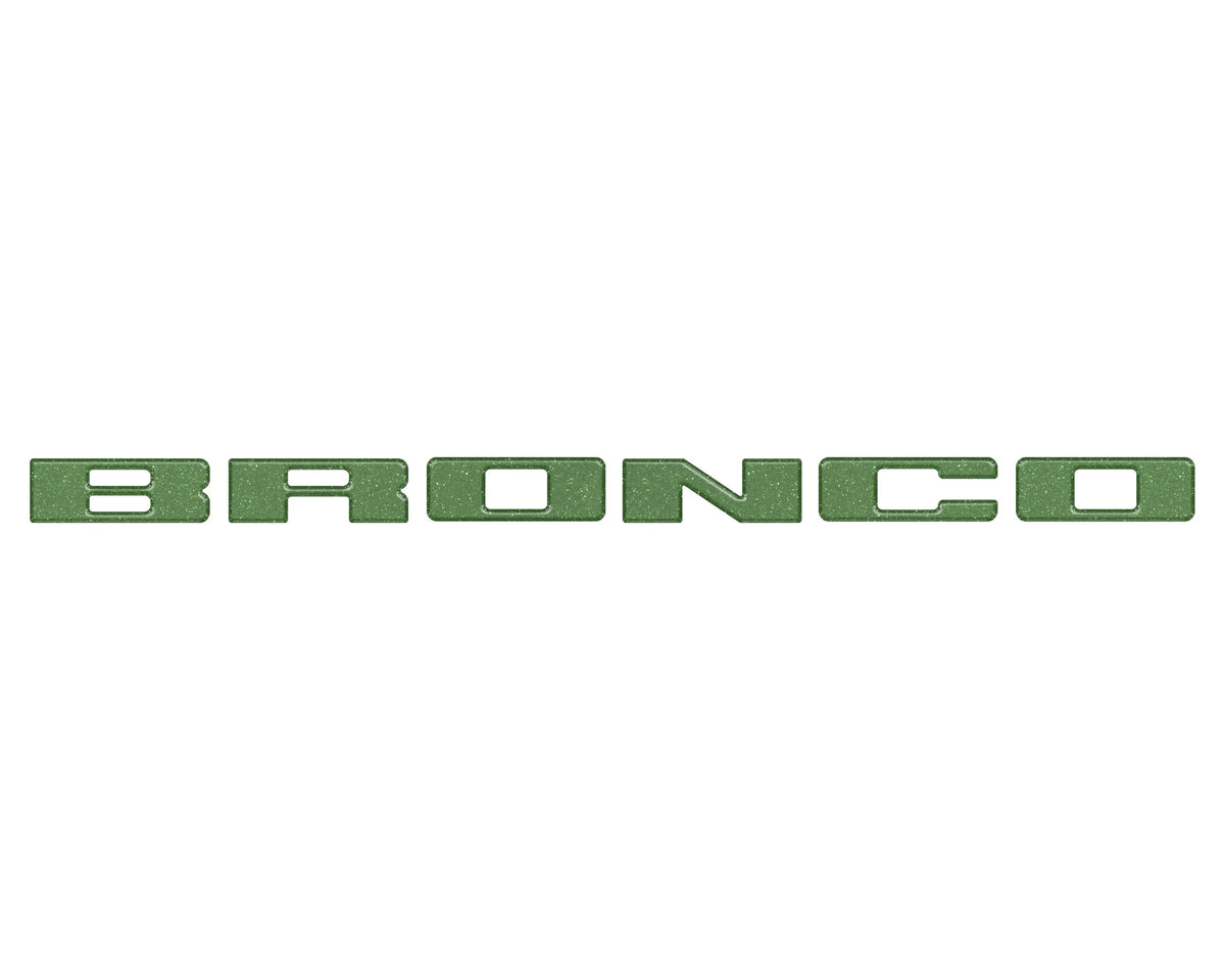 Front Grille Letters Overlays Fits 2021-2026 Ford Bronco Sport