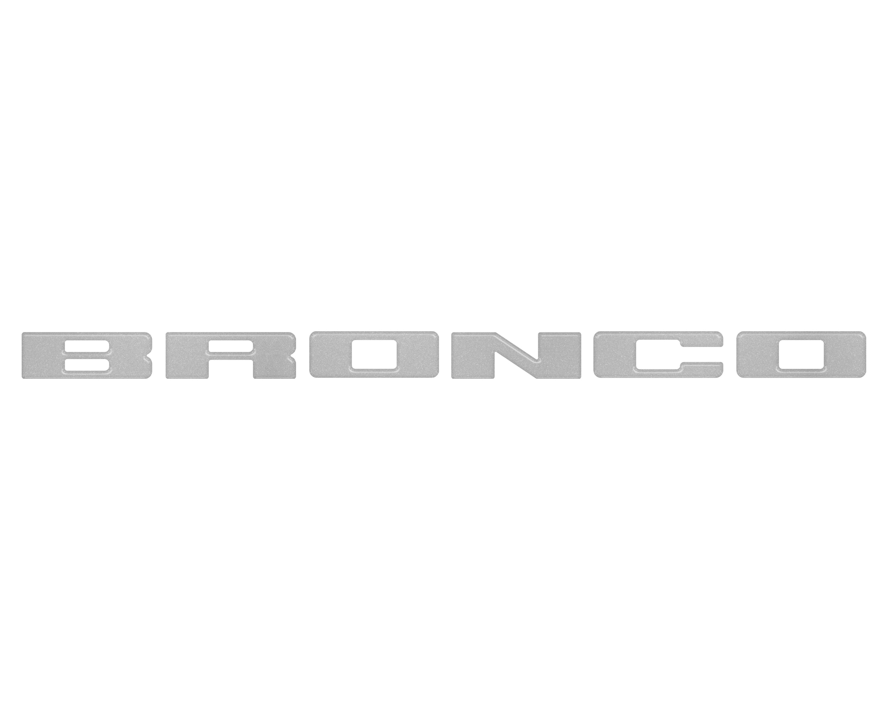 Front Grille Letters Overlays Fits 2021-2026 Ford Bronco Sport
