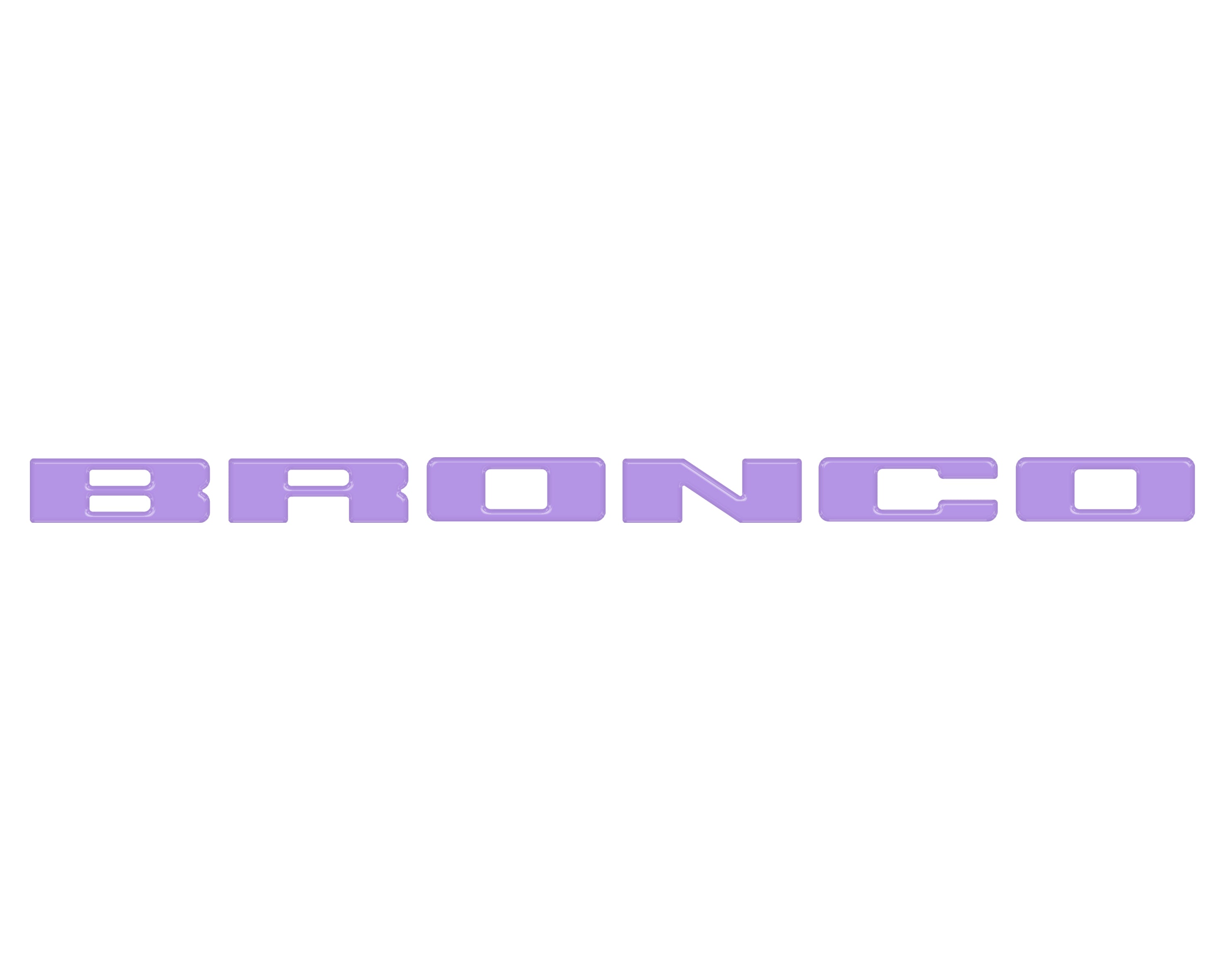 Front Grille Letters Overlays Fits 2021-2026 Ford Bronco Sport