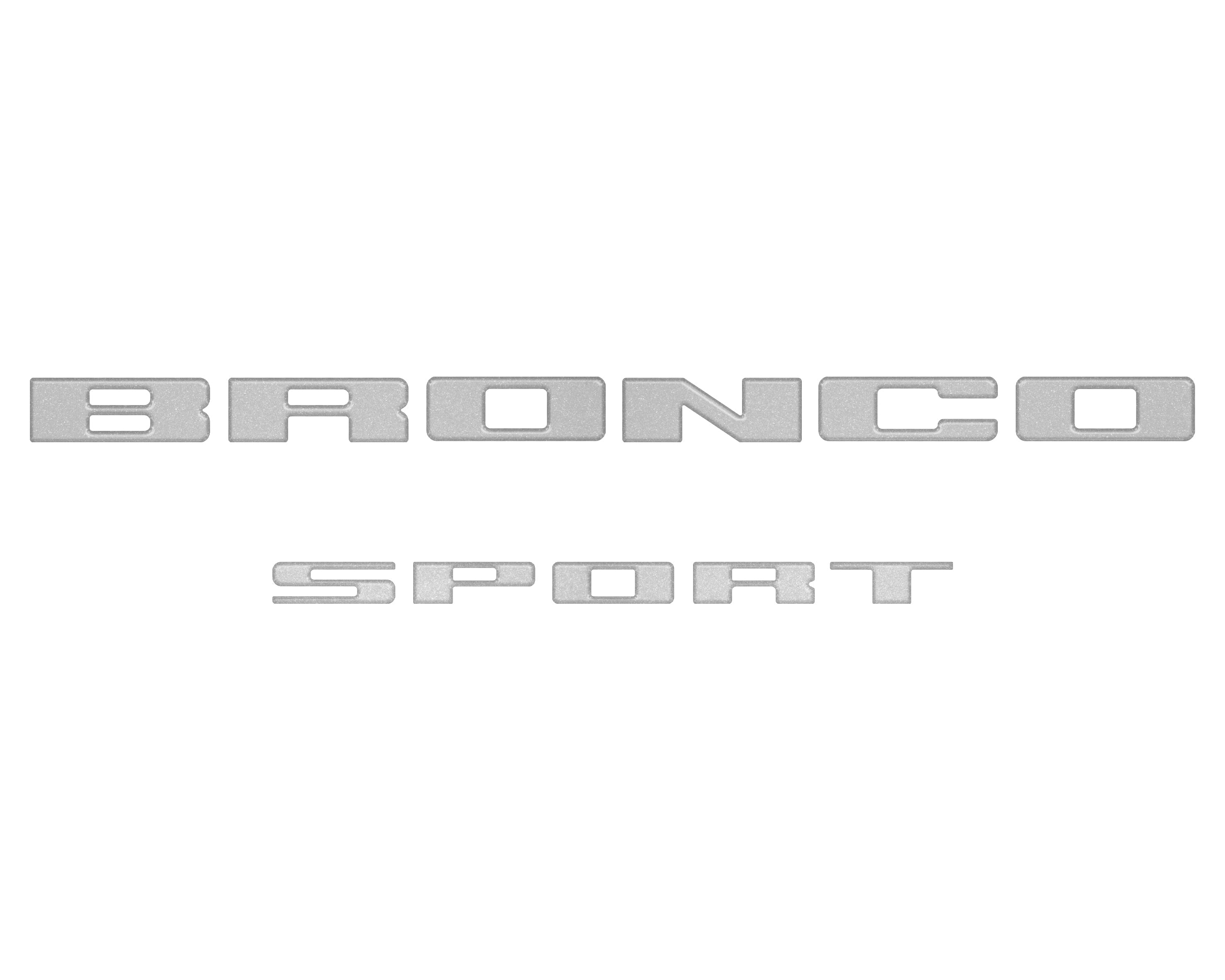 Rear Liftgate Letter Overlays Fits 2021-2026 Ford Bronco Sport