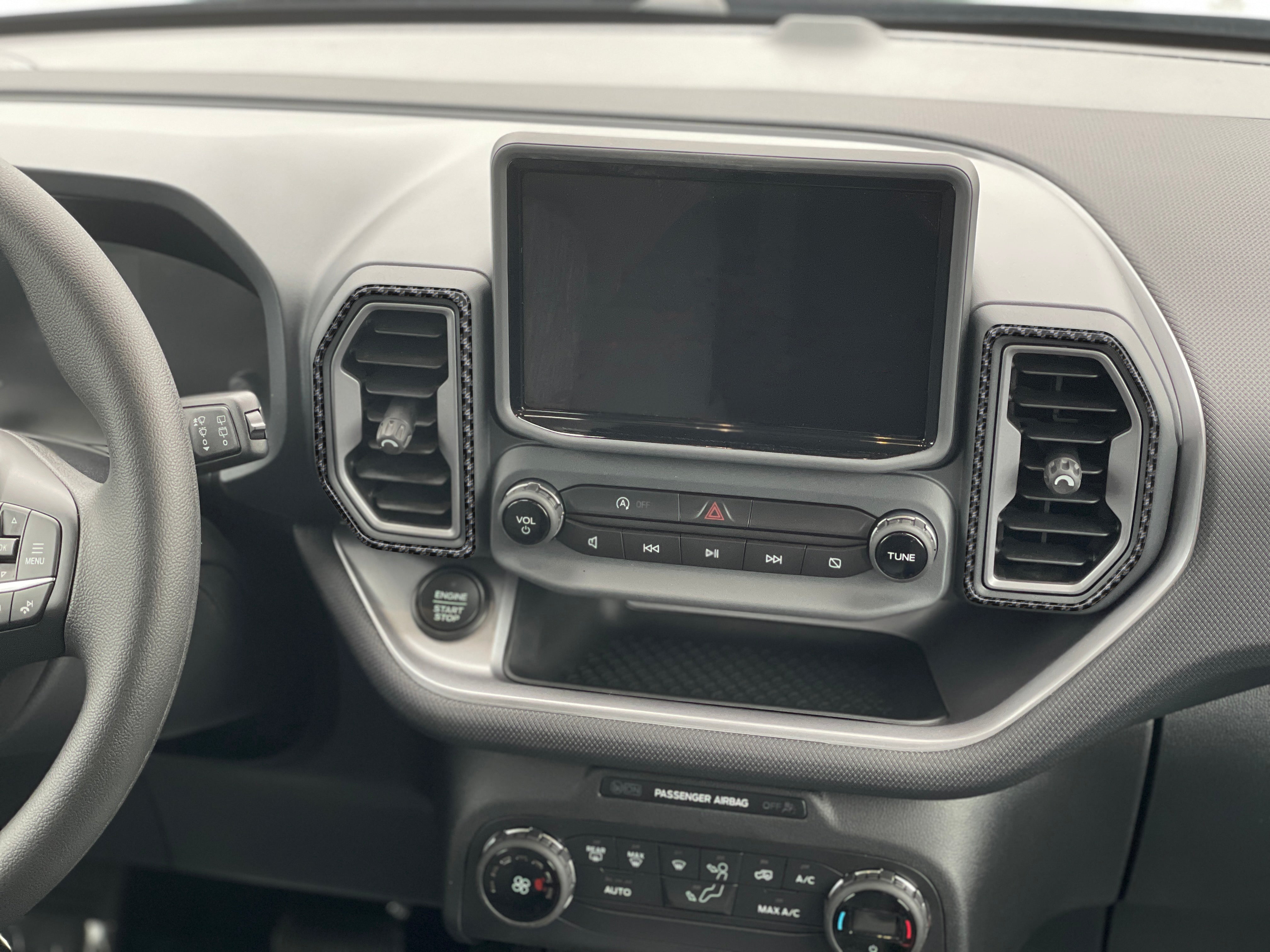 A/C Vent Surround Accent Overlays Fits 2021-2024 Ford Bronco Sport