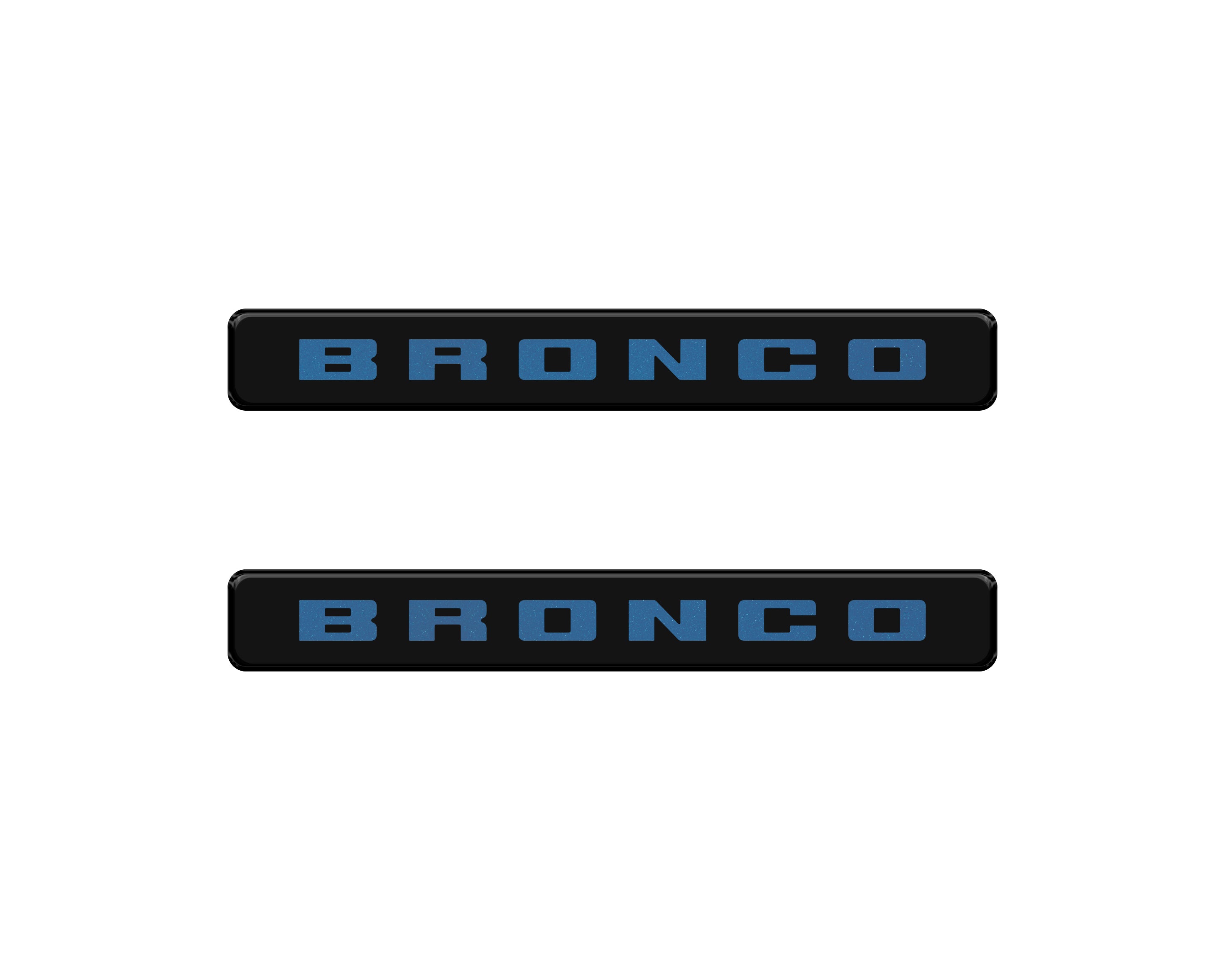 Bronco Logoed Door Sill Overlay Fits 2021-2026 Ford Bronco Sport