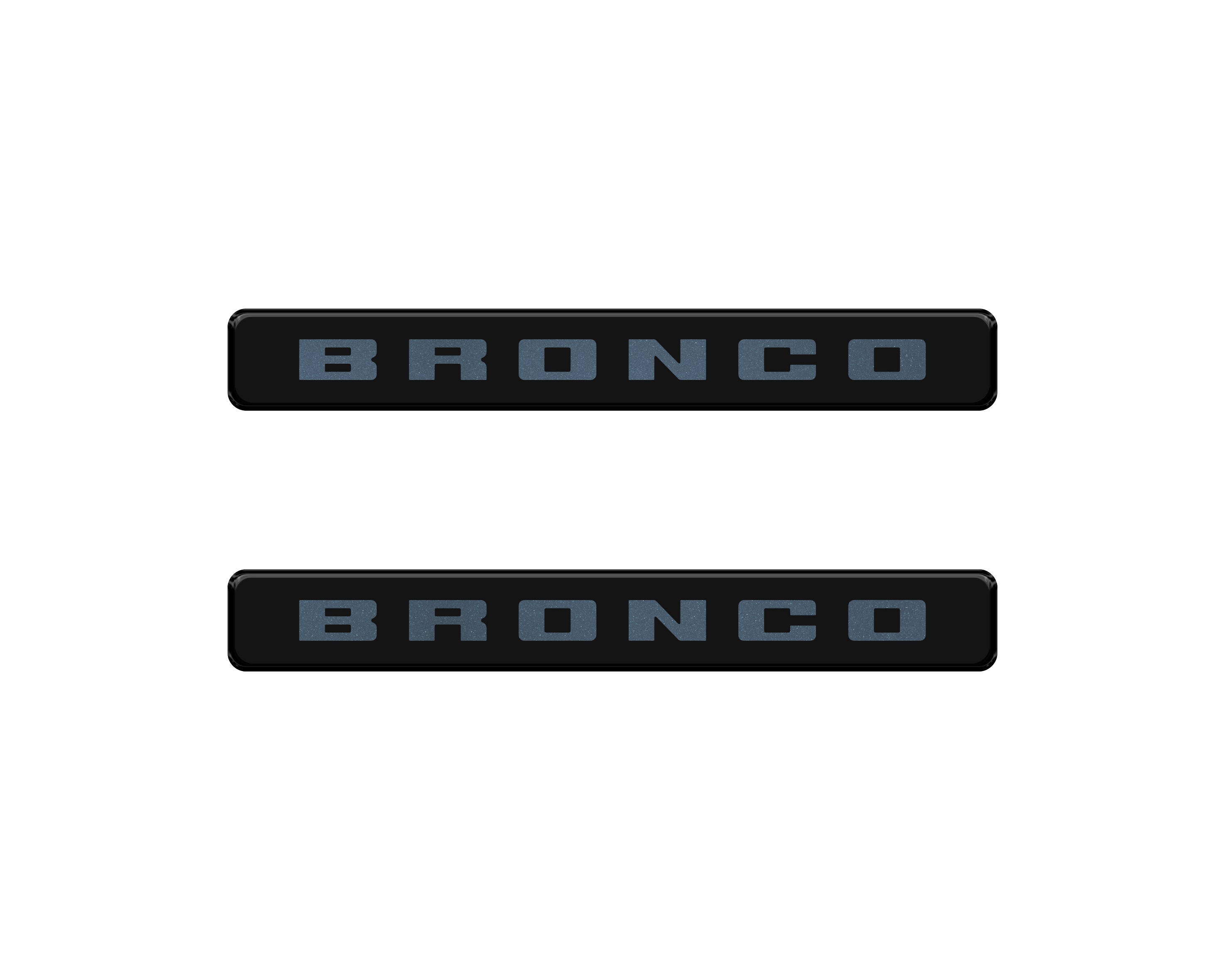 Bronco Logoed Door Sill Overlay Fits 2021-2026 Ford Bronco Sport