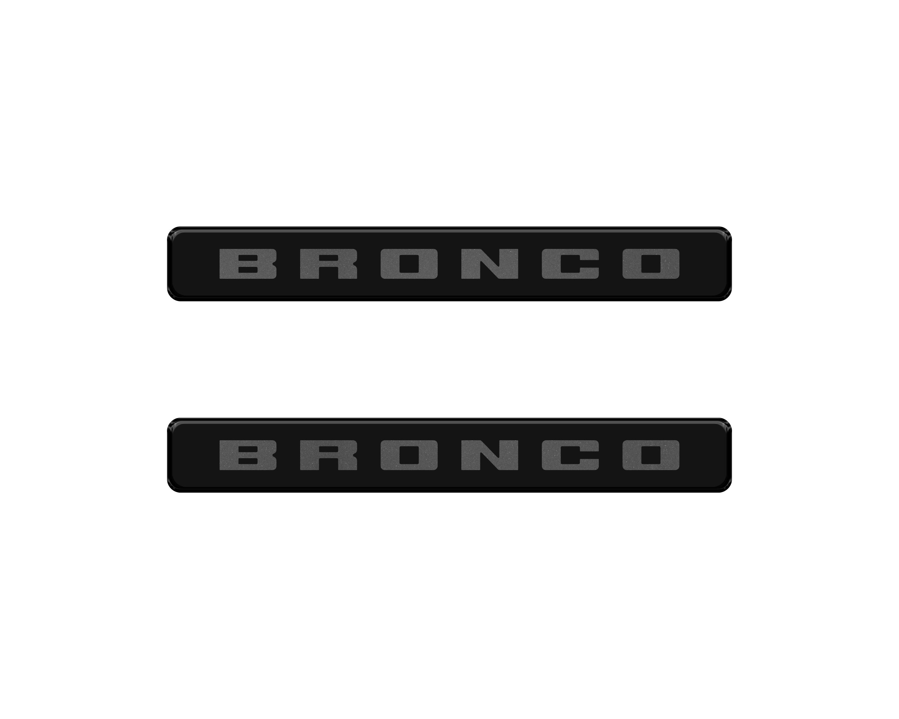 Bronco Logoed Door Sill Overlay Fits 2021-2026 Ford Bronco Sport