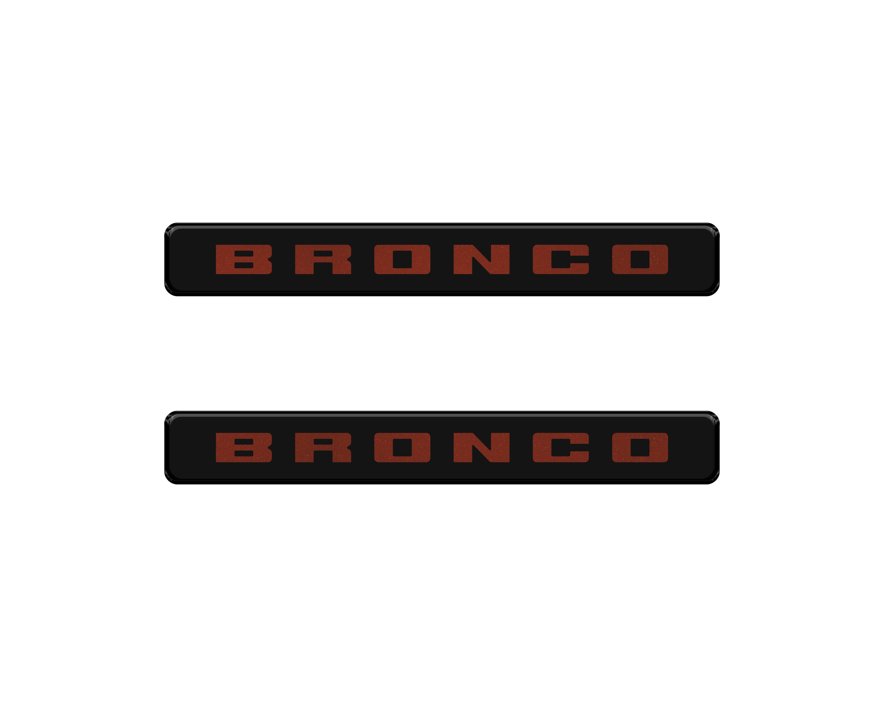Bronco Logoed Door Sill Overlay Fits 2021-2026 Ford Bronco Sport