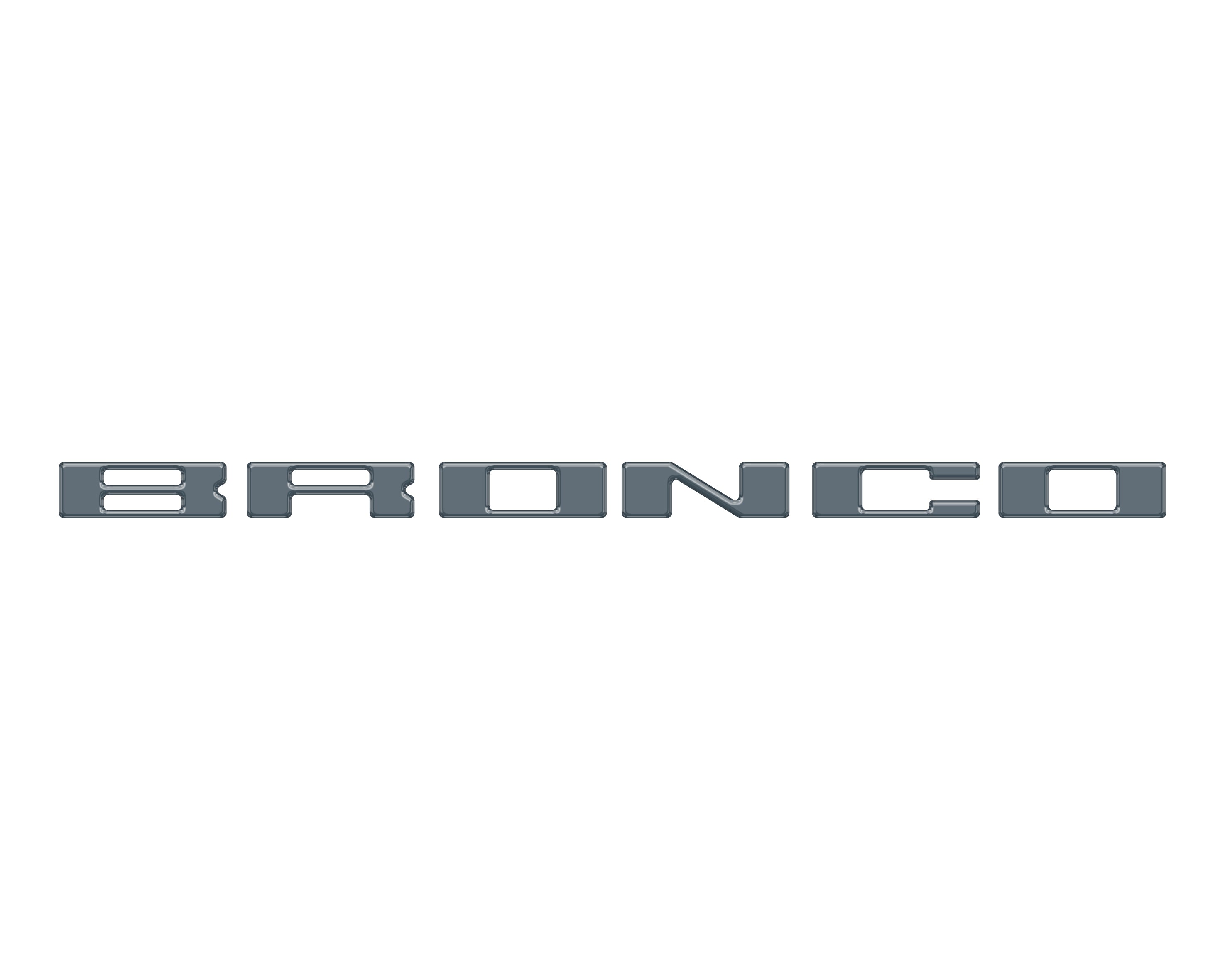 Glove Box Letters Inserts Fits 2021-2026 Ford Bronco
