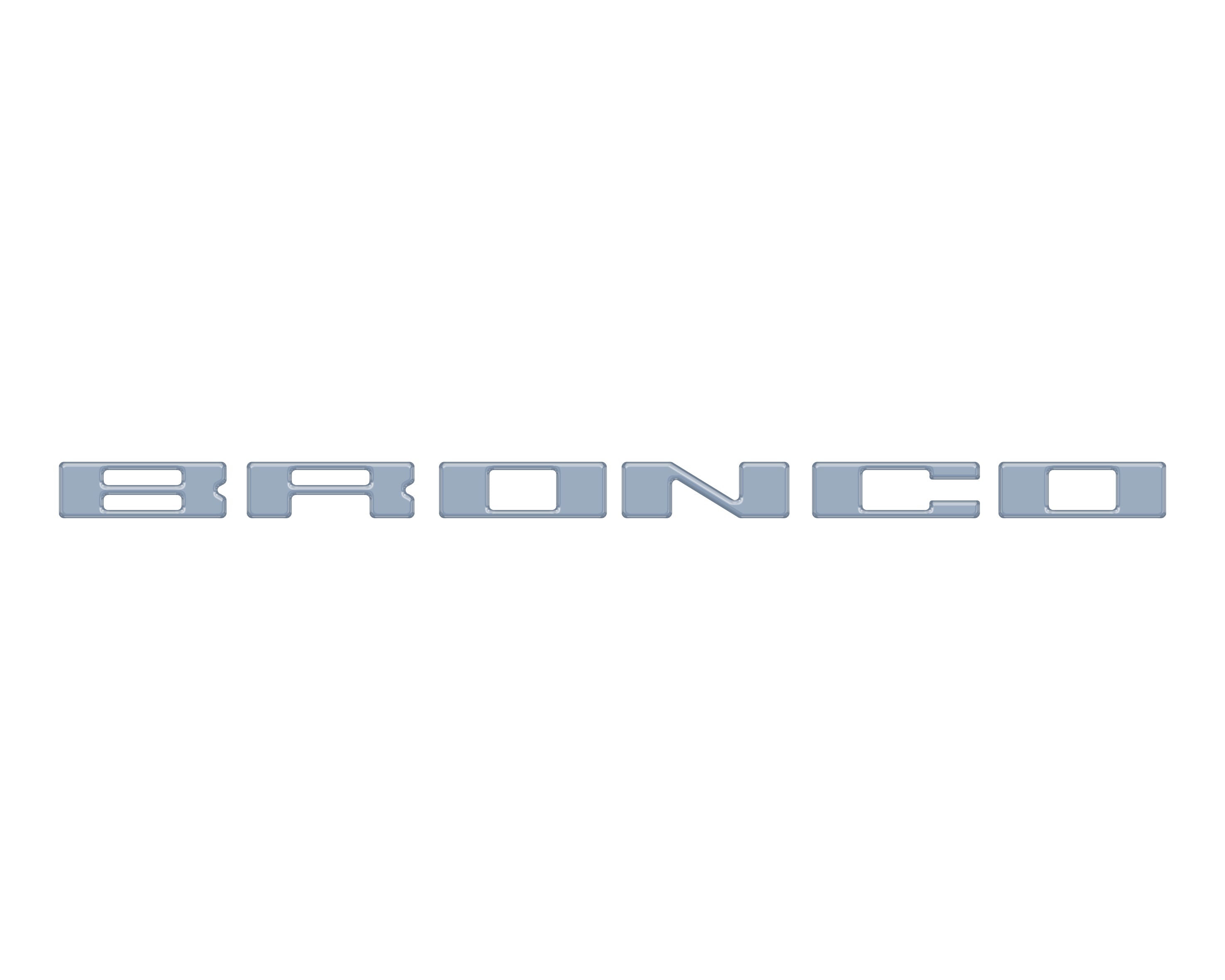Glove Box Letters Inserts Fits 2021-2026 Ford Bronco