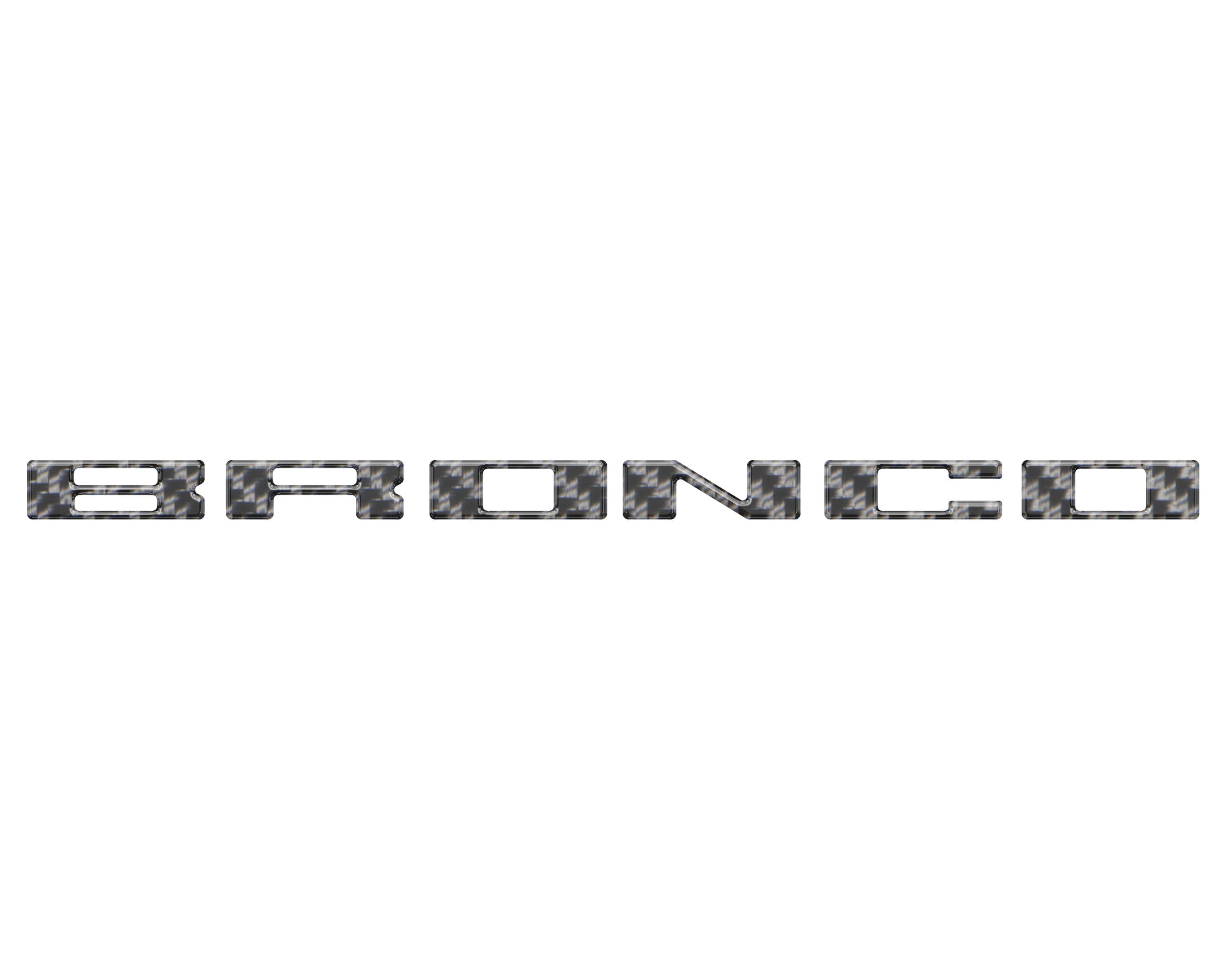 Glove Box Letters Inserts Fits 2021-2026 Ford Bronco