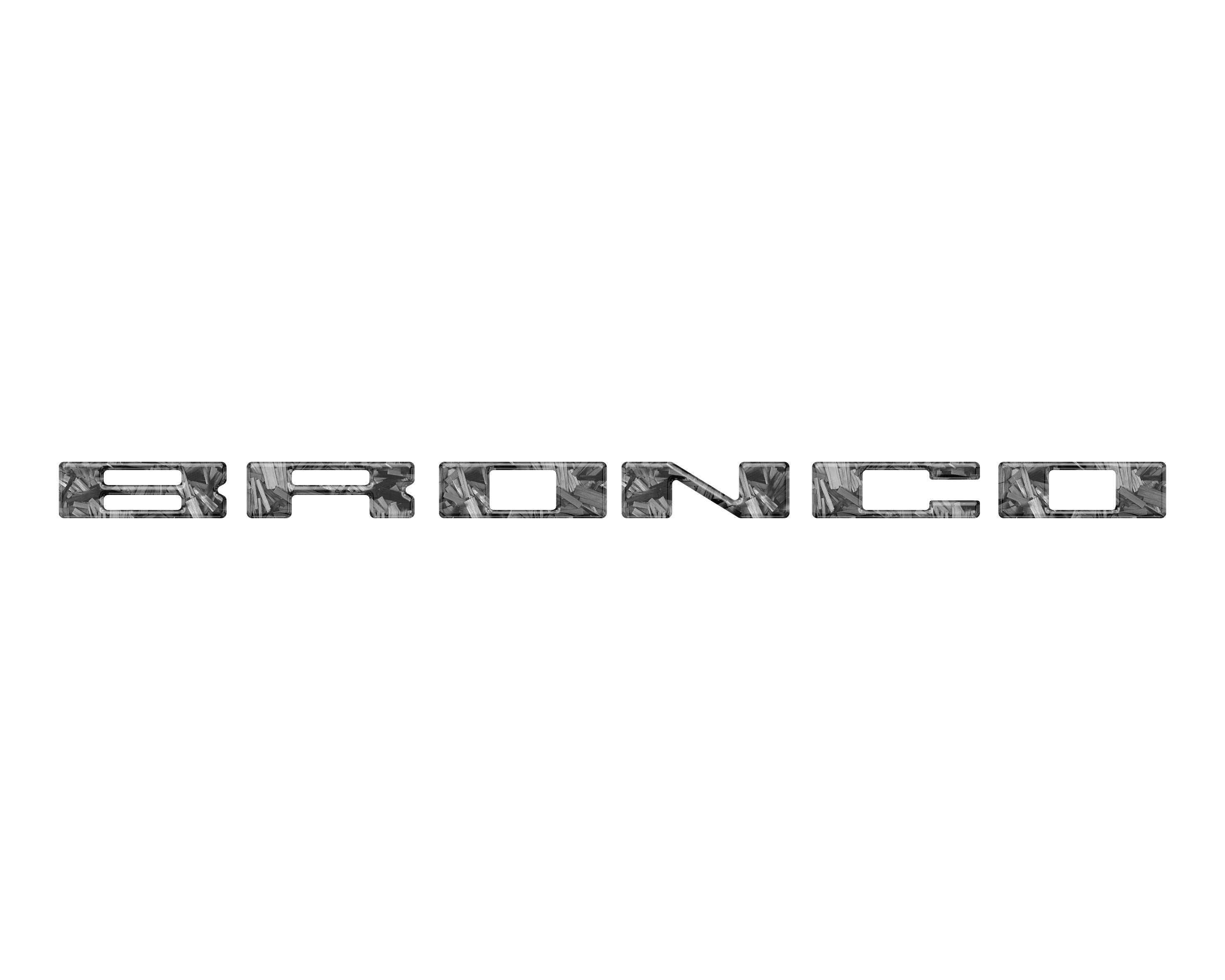 Glove Box Letters Inserts Fits 2021-2026 Ford Bronco