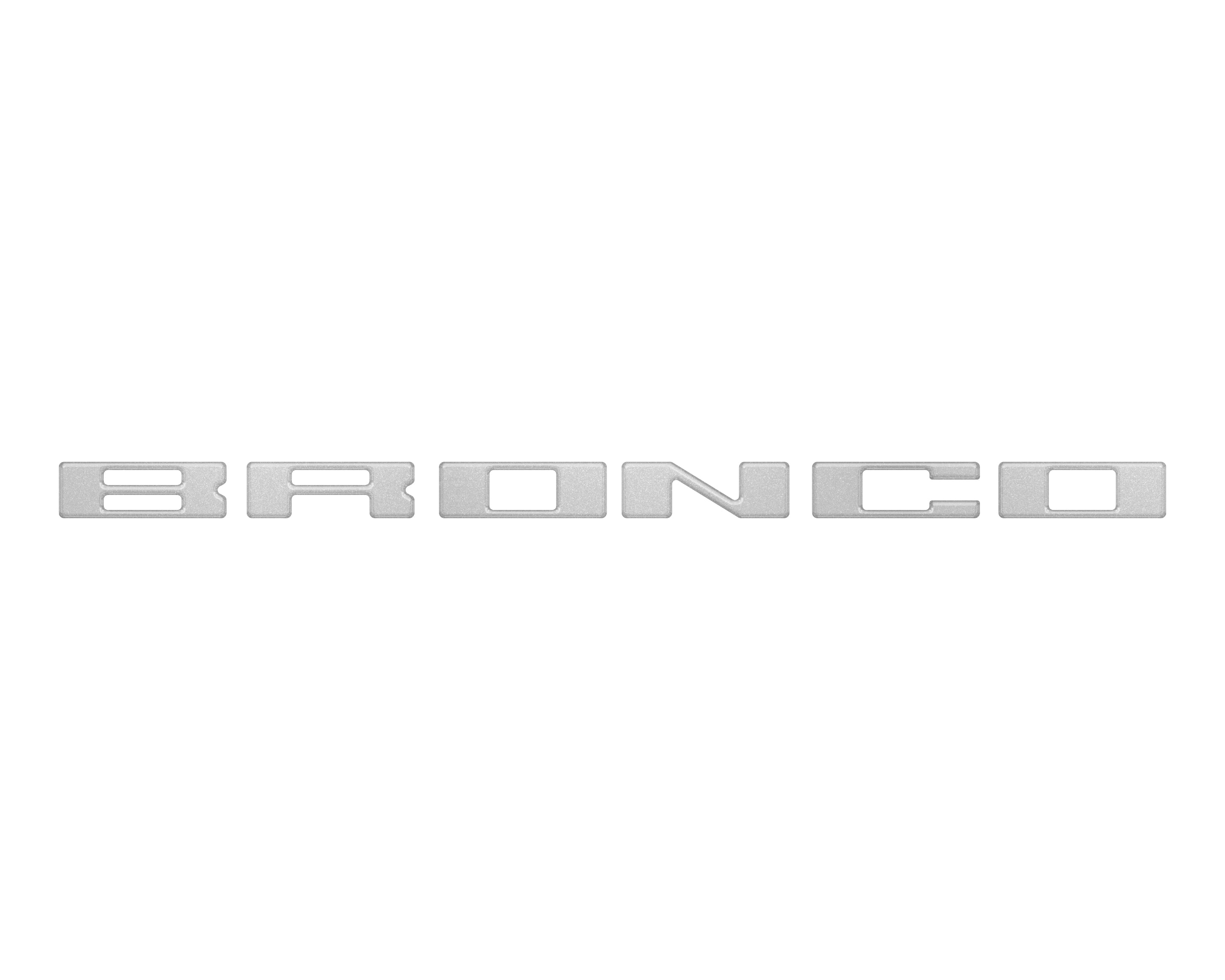 Glove Box Letters Inserts Fits 2021-2026 Ford Bronco