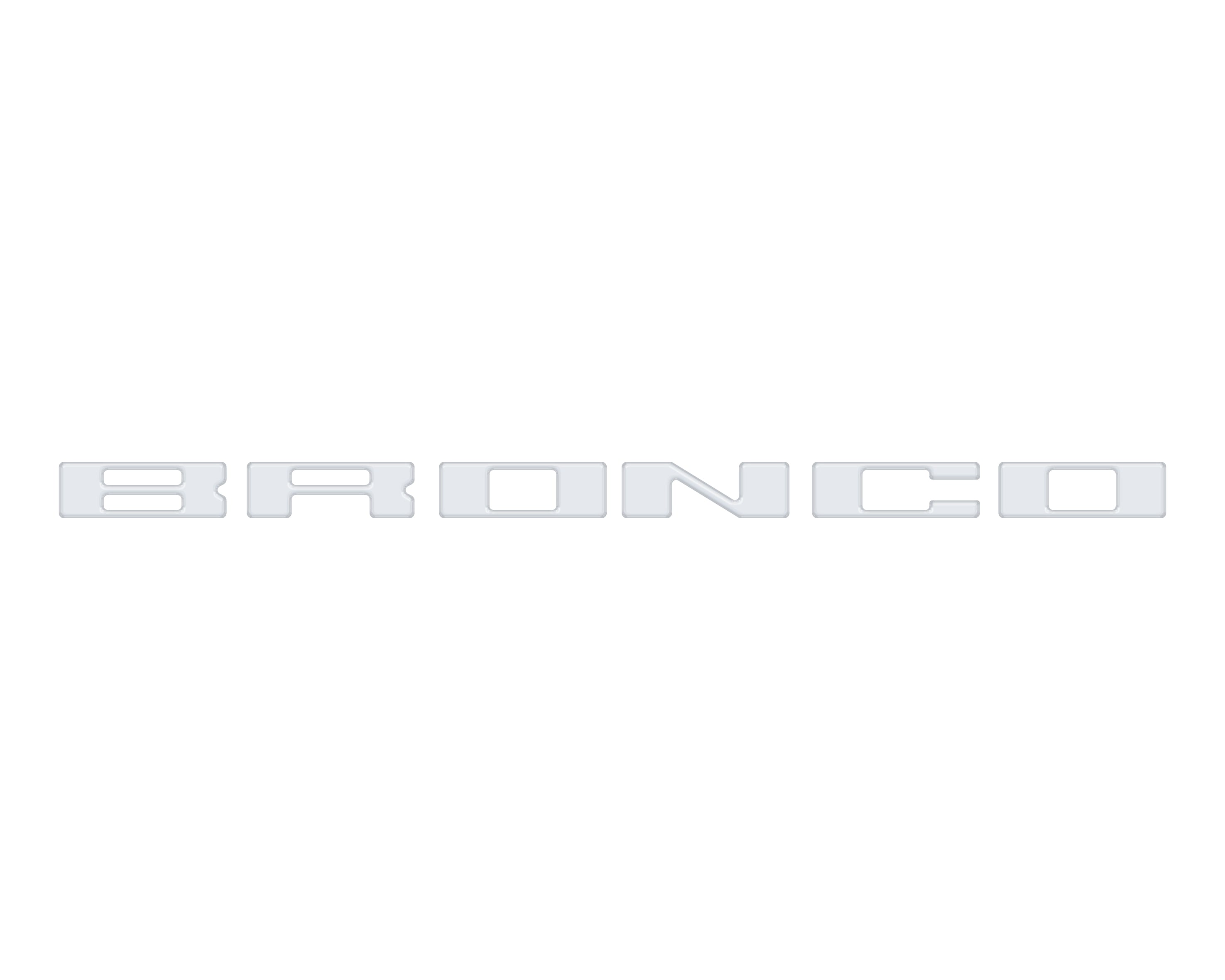 Glove Box Letters Inserts Fits 2021-2026 Ford Bronco