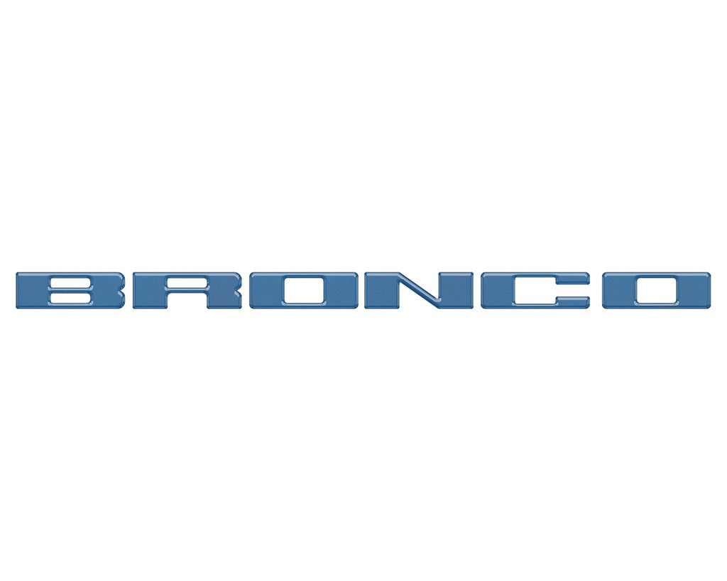 Front Grille Letter Overlays Fits 2021-2026 Ford Bronco