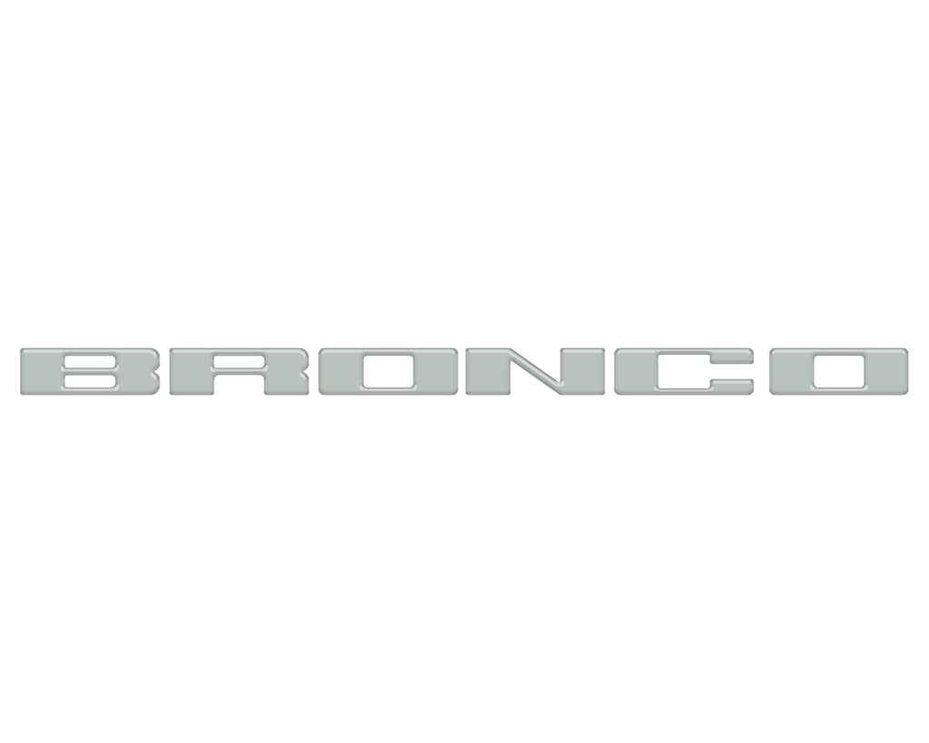 Front Grille Letter Overlays Fits 2021-2026 Ford Bronco