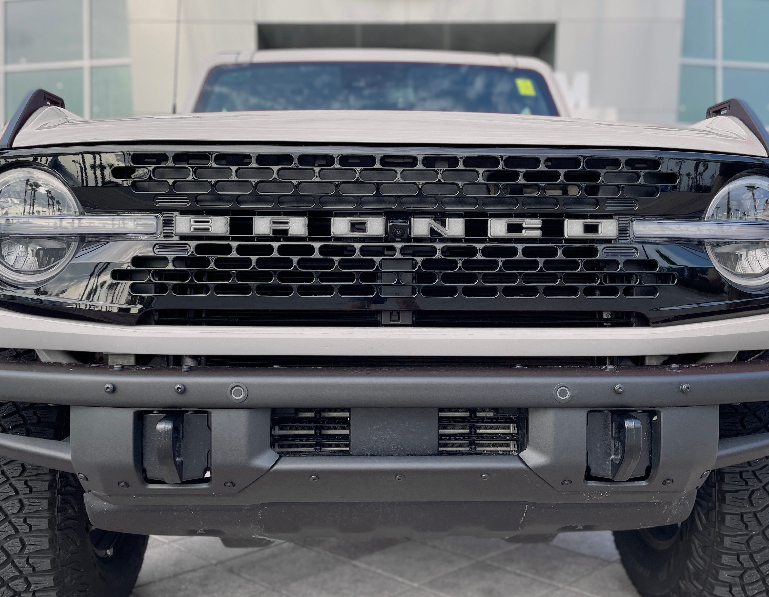 Front Grille Letter Overlays Fits 2021-2026 Ford Bronco