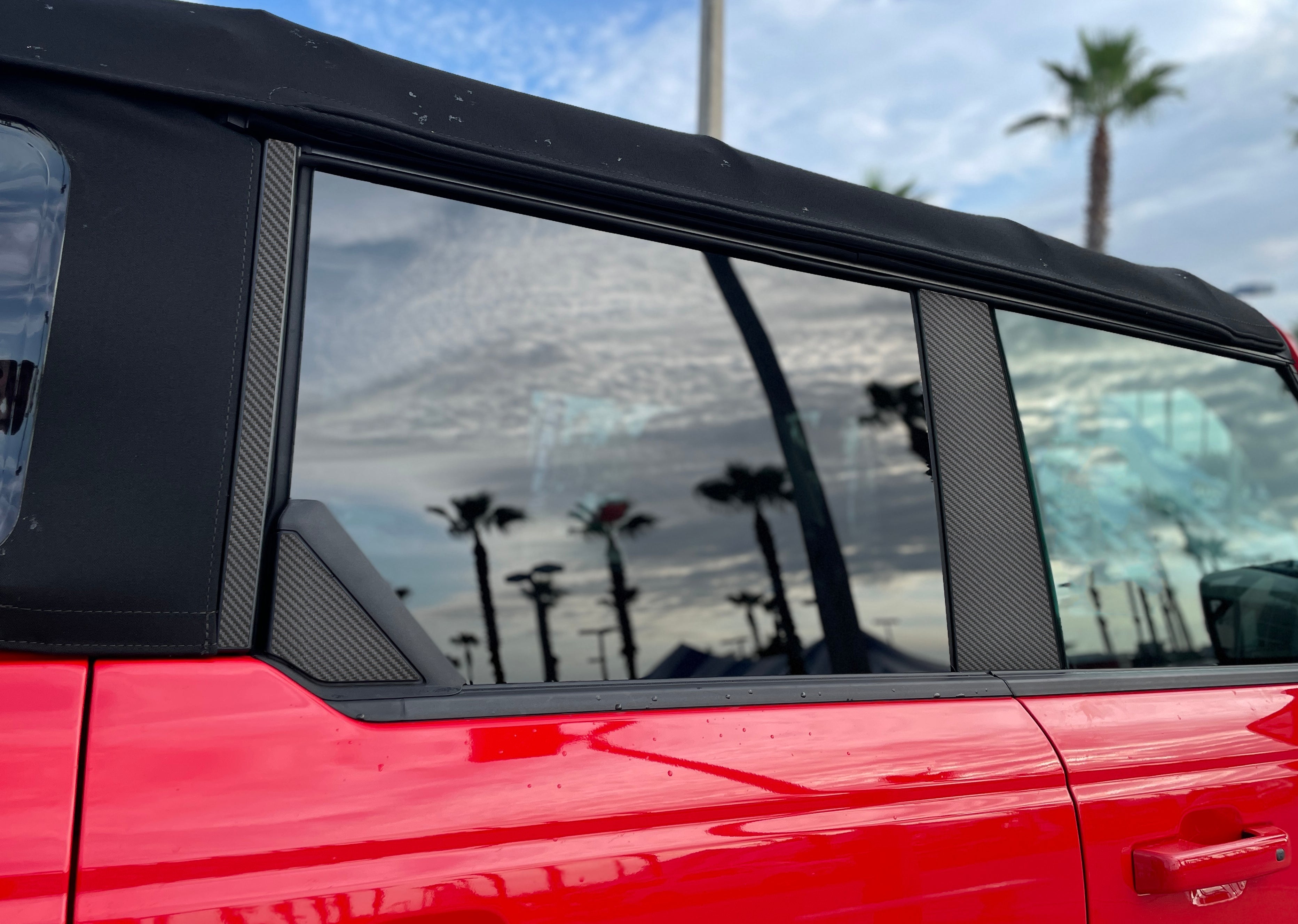 Door Pillar Accent Overlays Fits 2021-2026 Ford Bronco