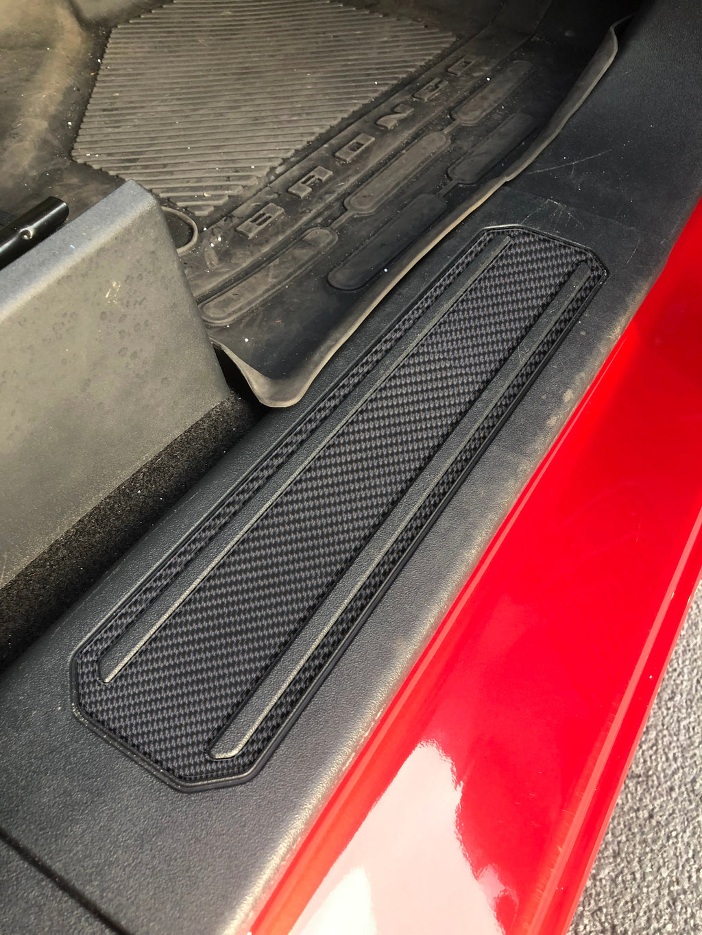 Door Sill Plate Overlays Fits 2021-2026 Ford Bronco