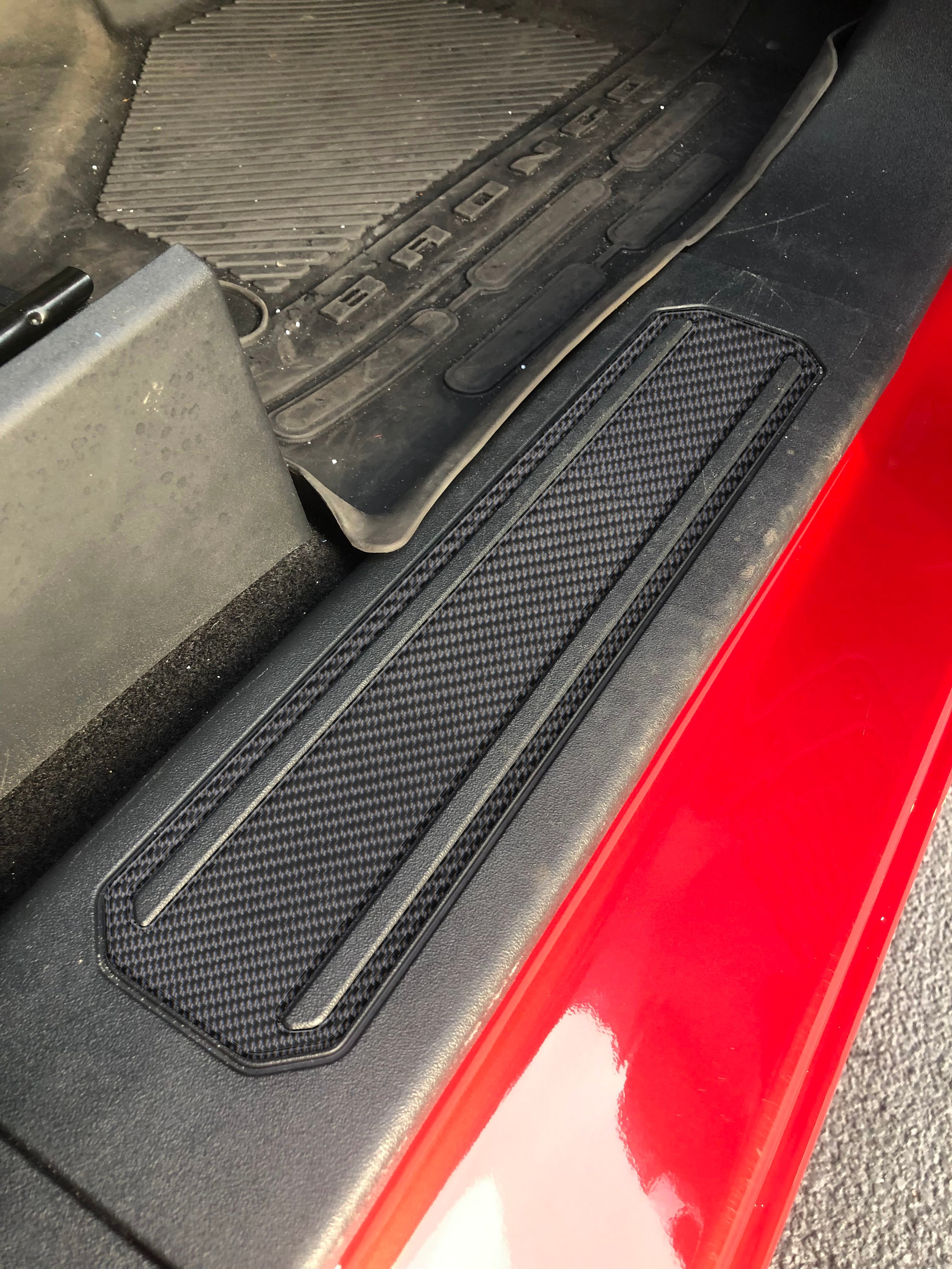 Door Sill Plate Overlays Fits 2021-2026 Ford Bronco