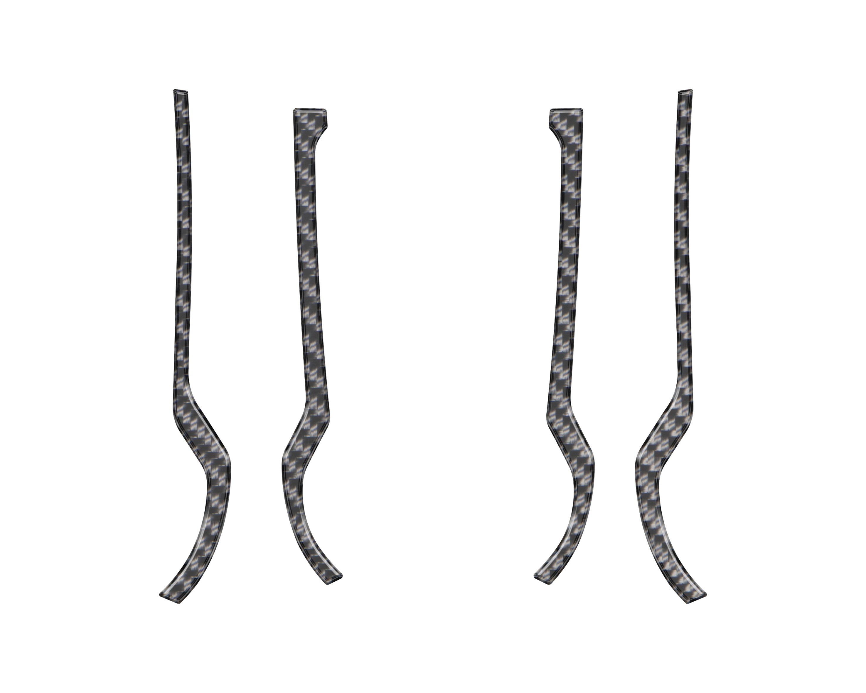 Front Grab Rail Line Inserts Fits 2021-2026 Ford Bronco