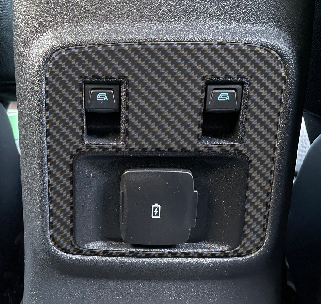 Rear Center Console Accent Overlays Fits 2021-2026 Ford Bronco