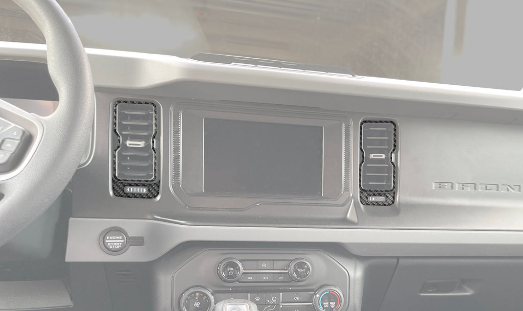 A.C. Vent Accent Trim Fits 2021-2026 Ford Bronco