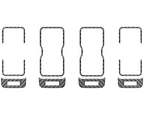 A.C. Vent Accent Trim Fits 2021-2026 Ford Bronco