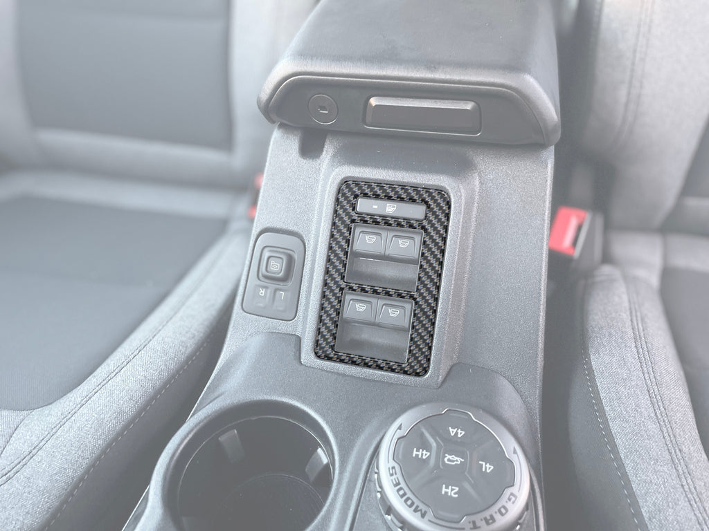 Window Control Switch Accent Overlay Fits 2021-2026 Ford Bronco