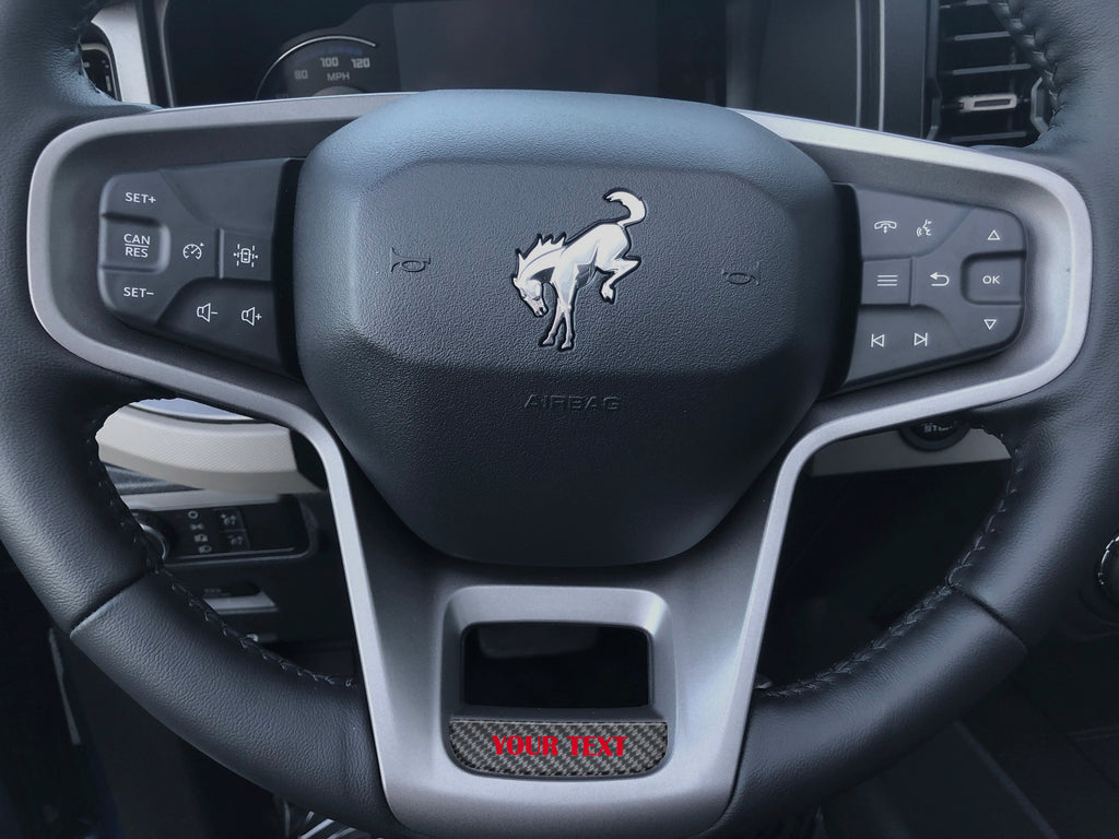 Steering Wheel Accent Overlay Fits 2021-2026 Ford Bronco