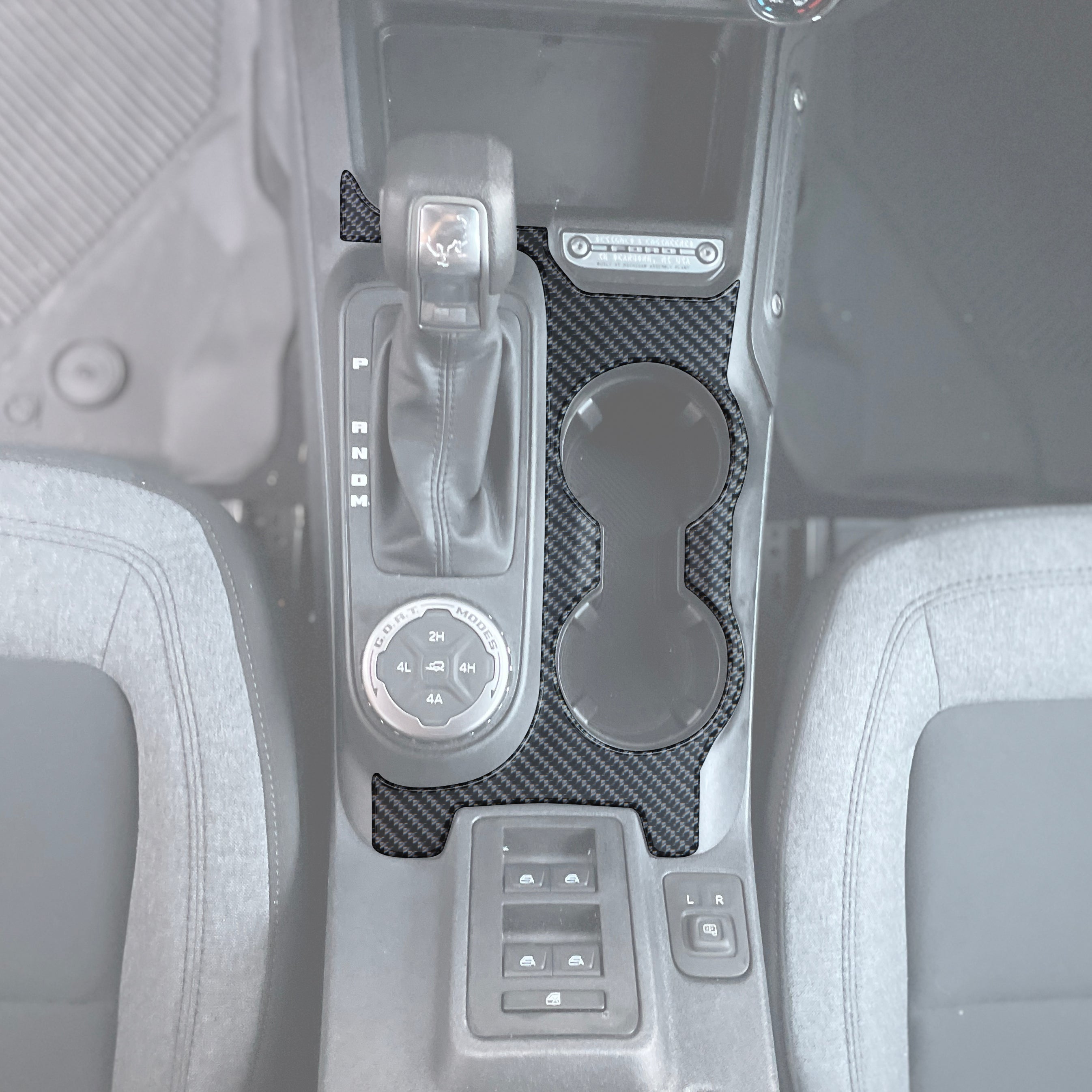Center Console Accent Overlay Fits 2021-2024 Ford Bronco