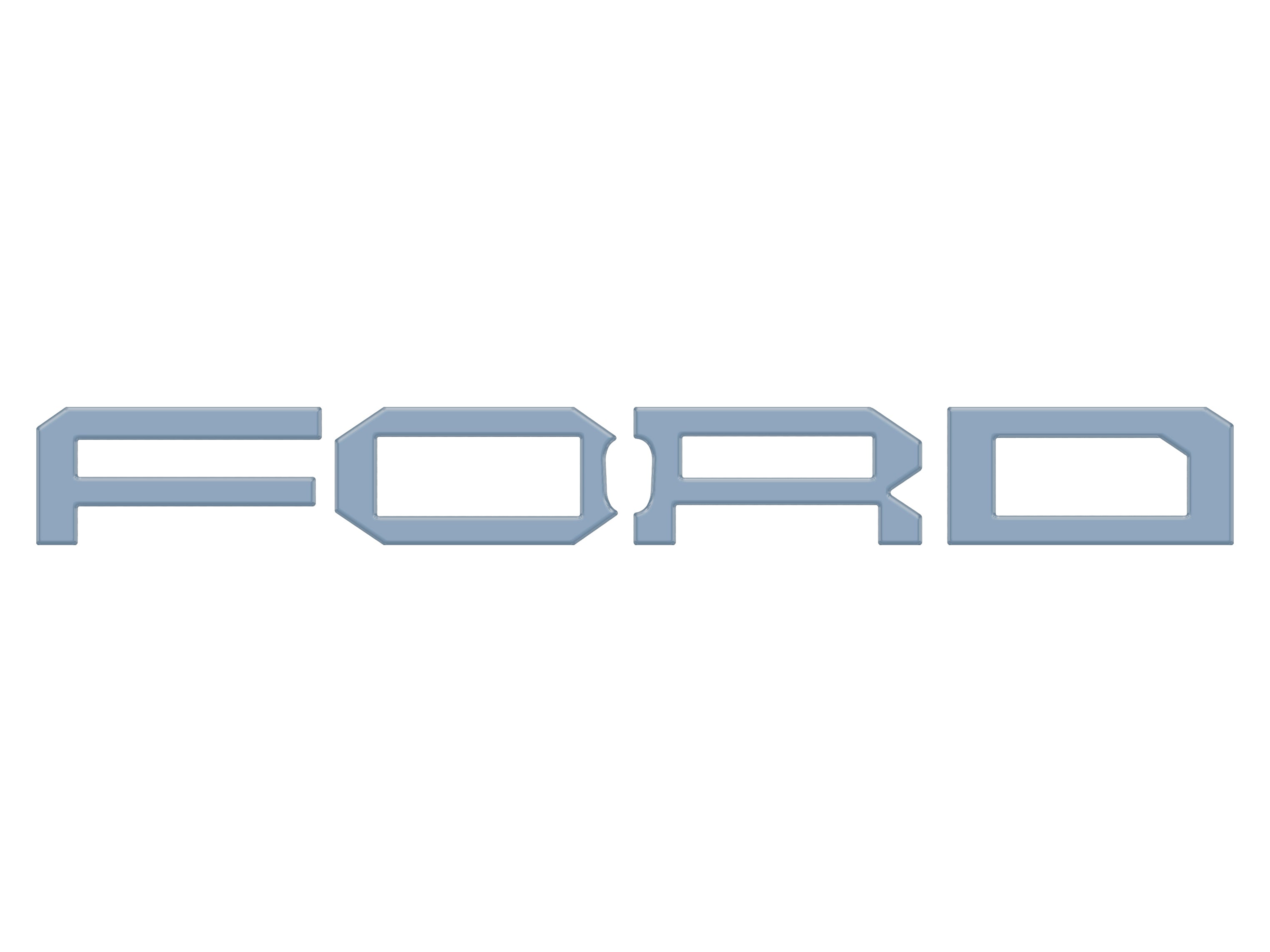 Raptor Front Grille Letter Overlays Fits 2022-2026 Ford Bronco