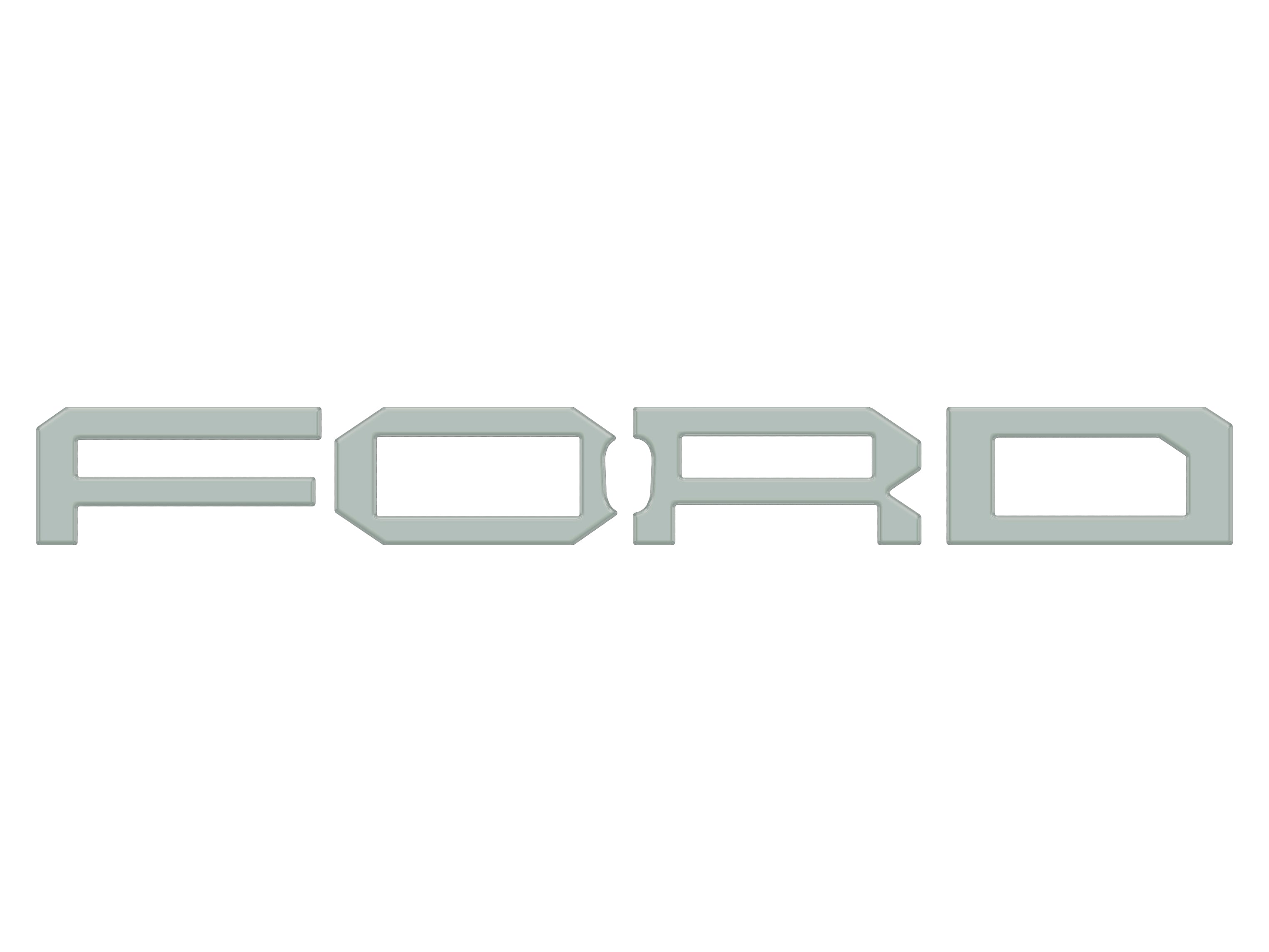Raptor Front Grille Letter Overlays Fits 2022-2026 Ford Bronco