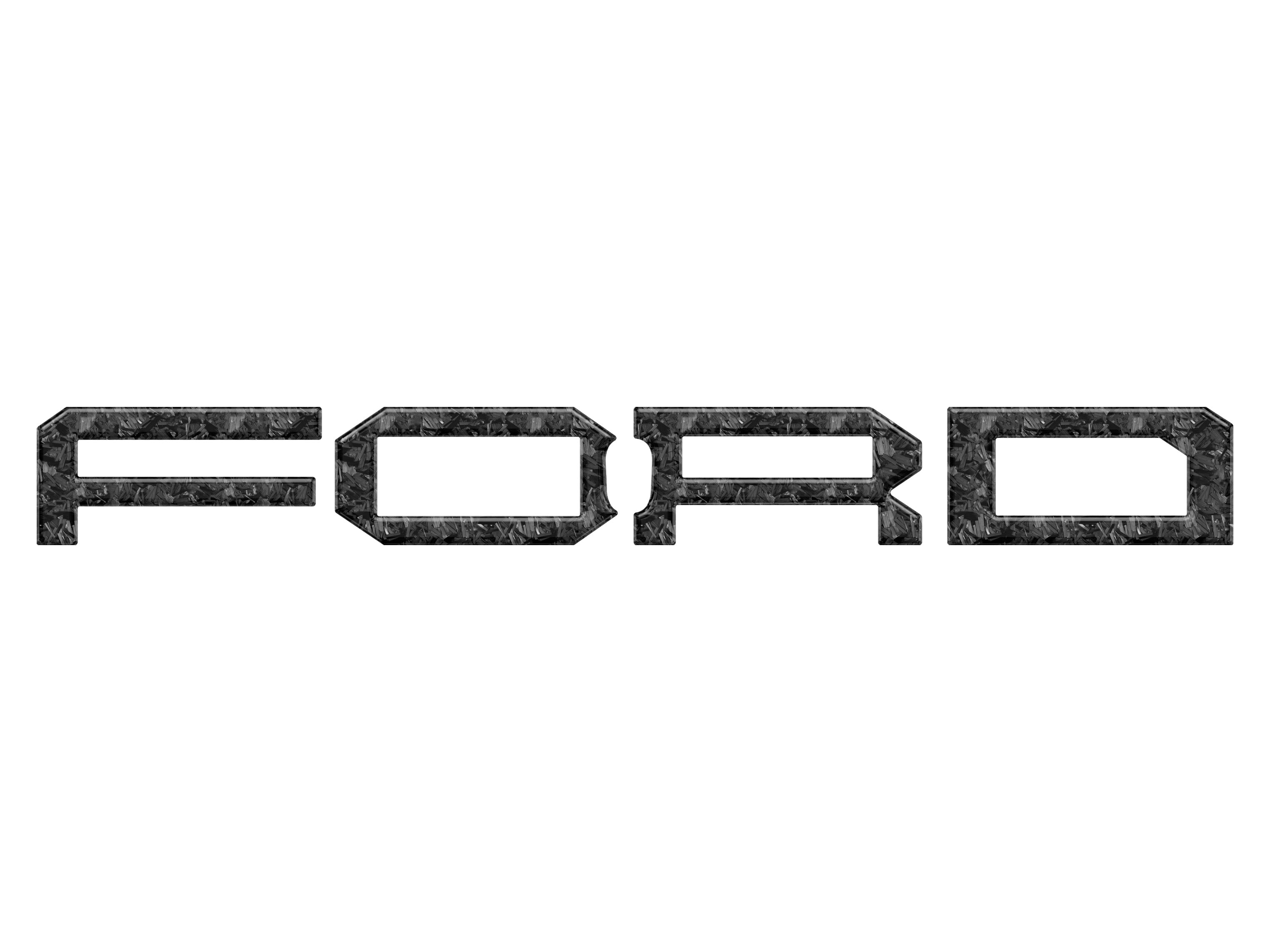 Raptor Front Grille Letter Overlays Fits 2022-2026 Ford Bronco