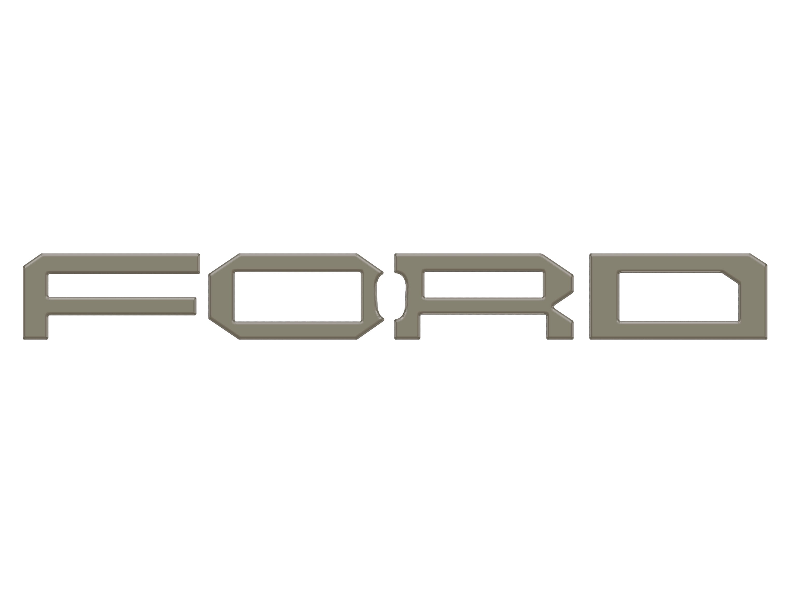 Raptor Front Grille Letter Overlays Fits 2022-2026 Ford Bronco