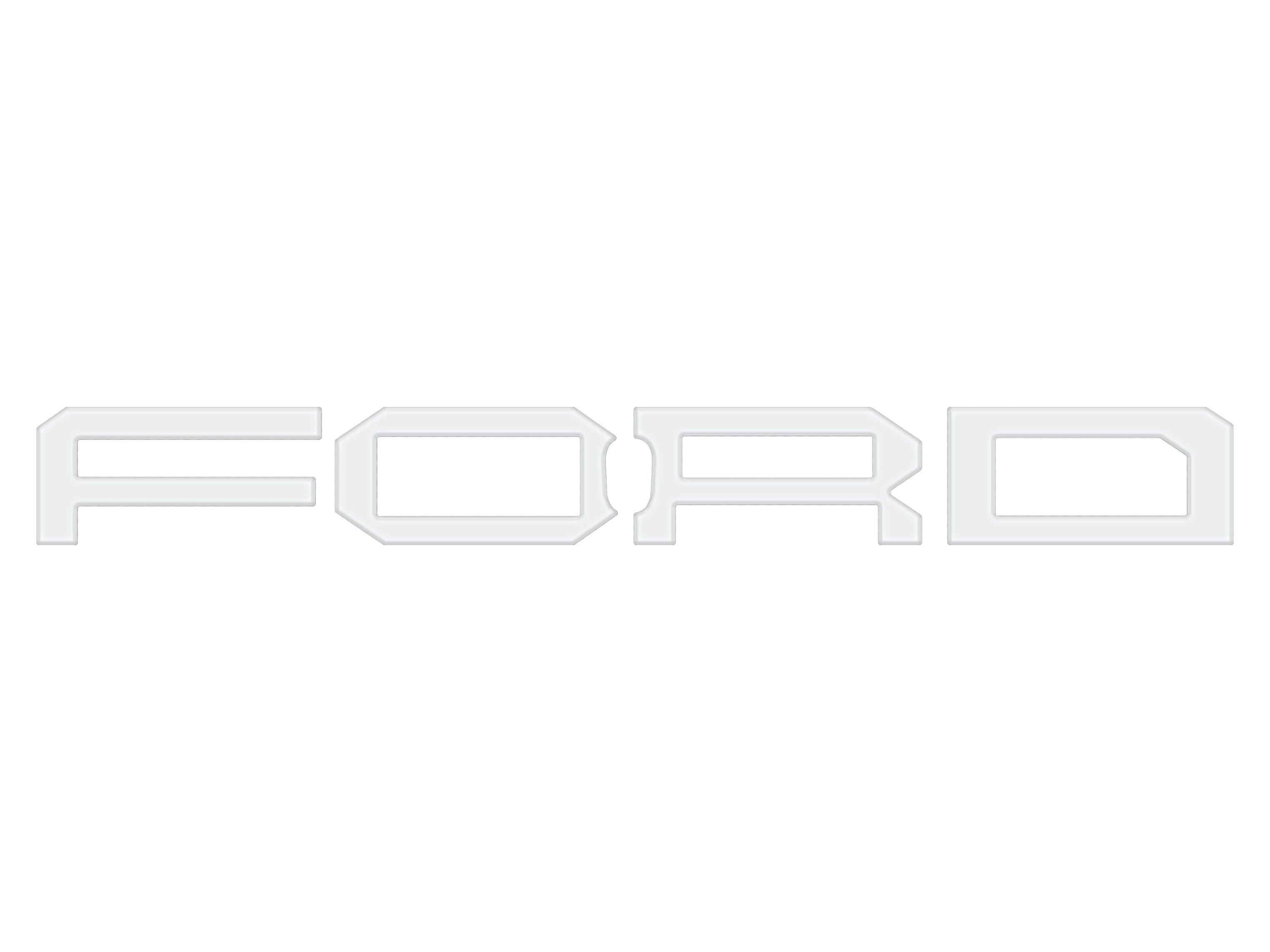 Raptor Front Grille Letter Overlays Fits 2022-2026 Ford Bronco