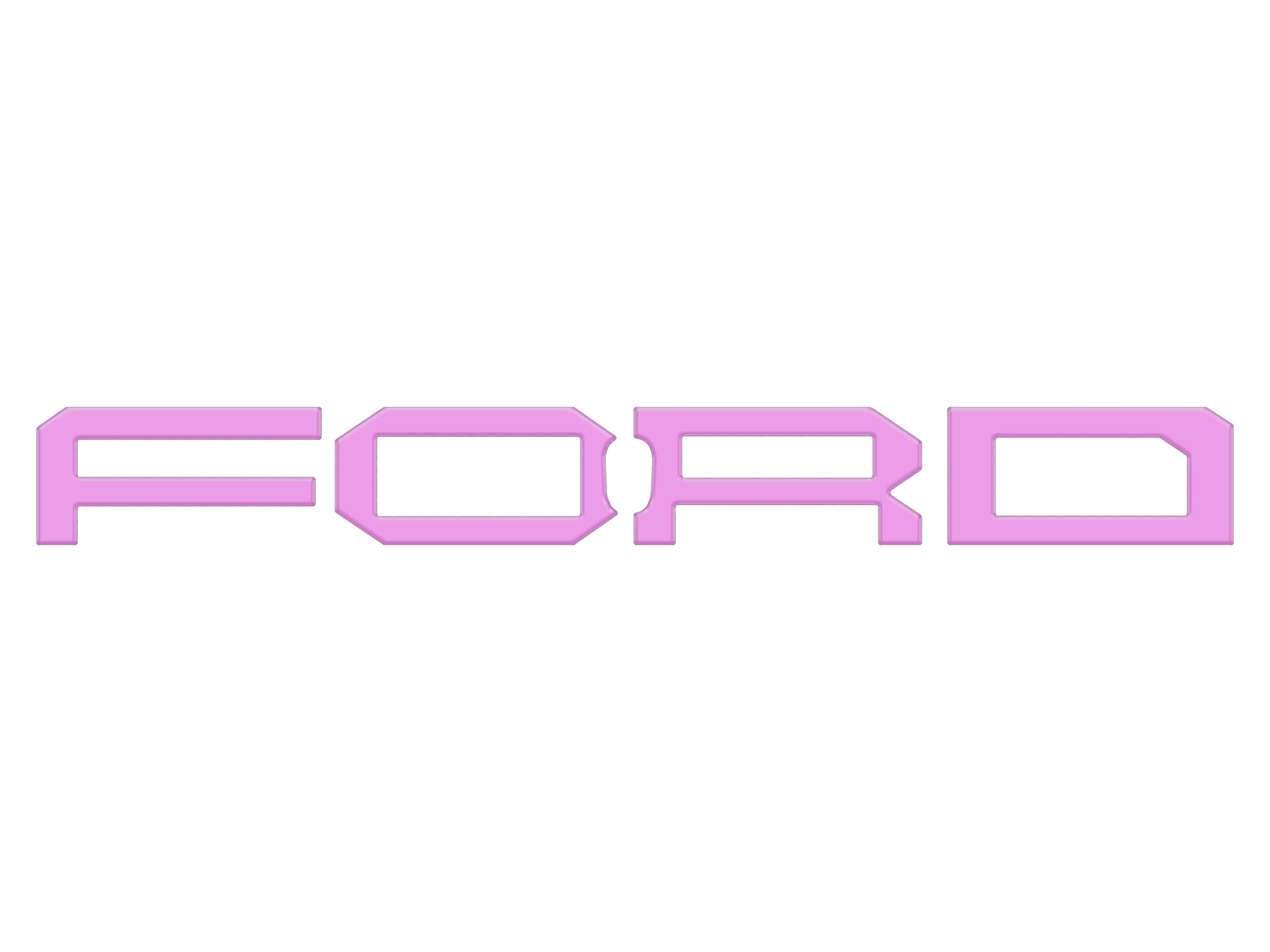 Raptor Front Grille Letter Overlays Fits 2022-2026 Ford Bronco