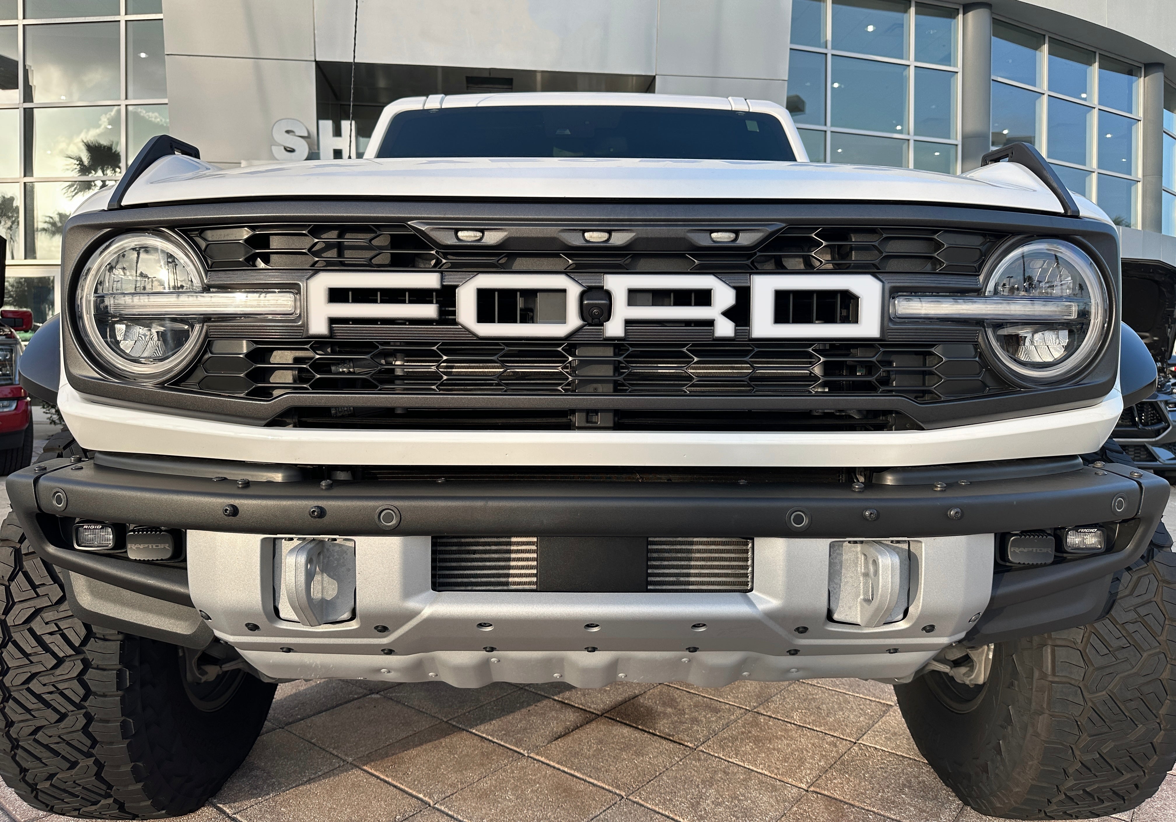 Raptor Front Grille Letter Overlays Fits 2022-2026 Ford Bronco
