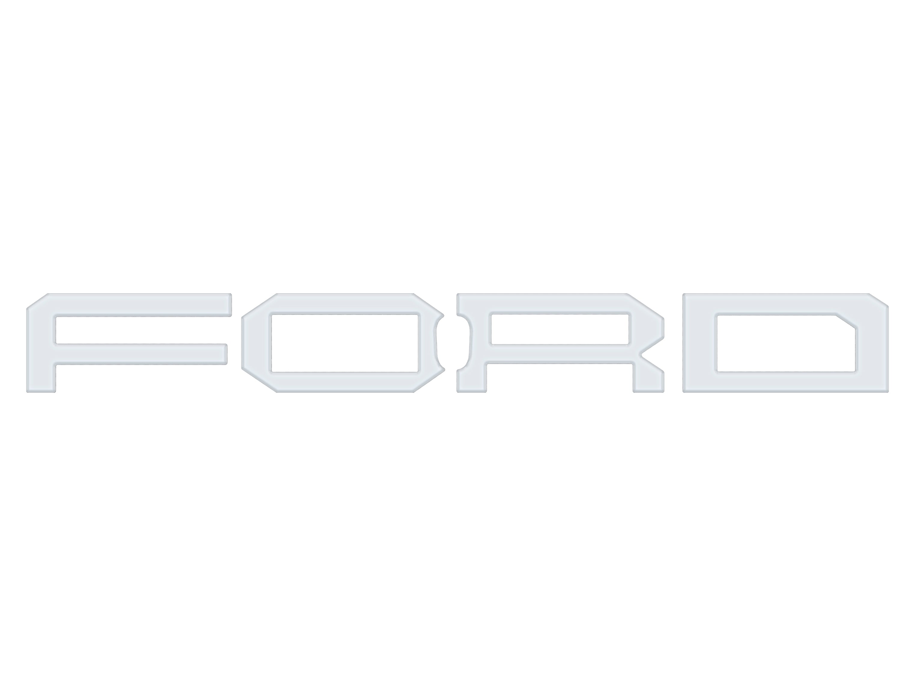Raptor Front Grille Letter Overlays Fits 2022-2026 Ford Bronco