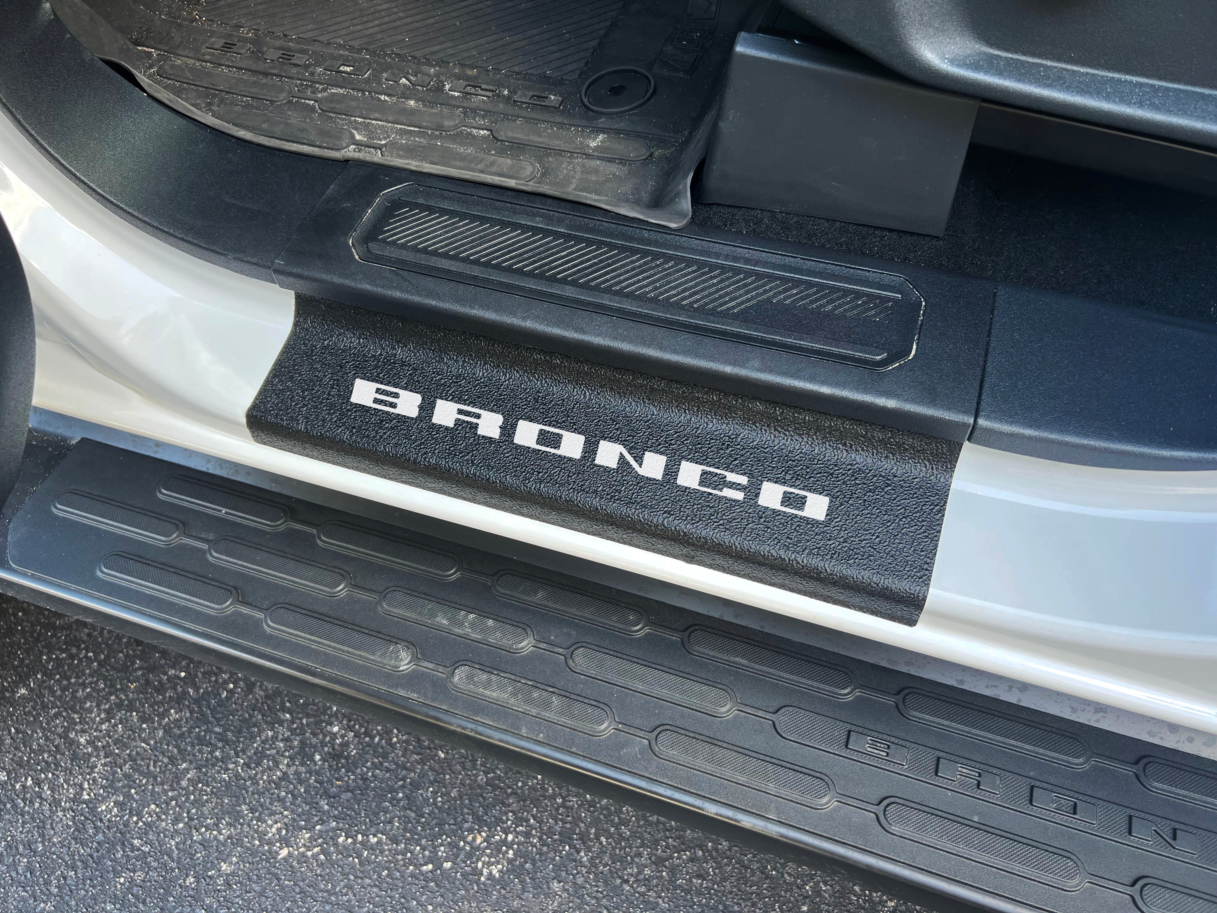Door Sill Protection Overlays Fits 2021-2026 Ford Bronco