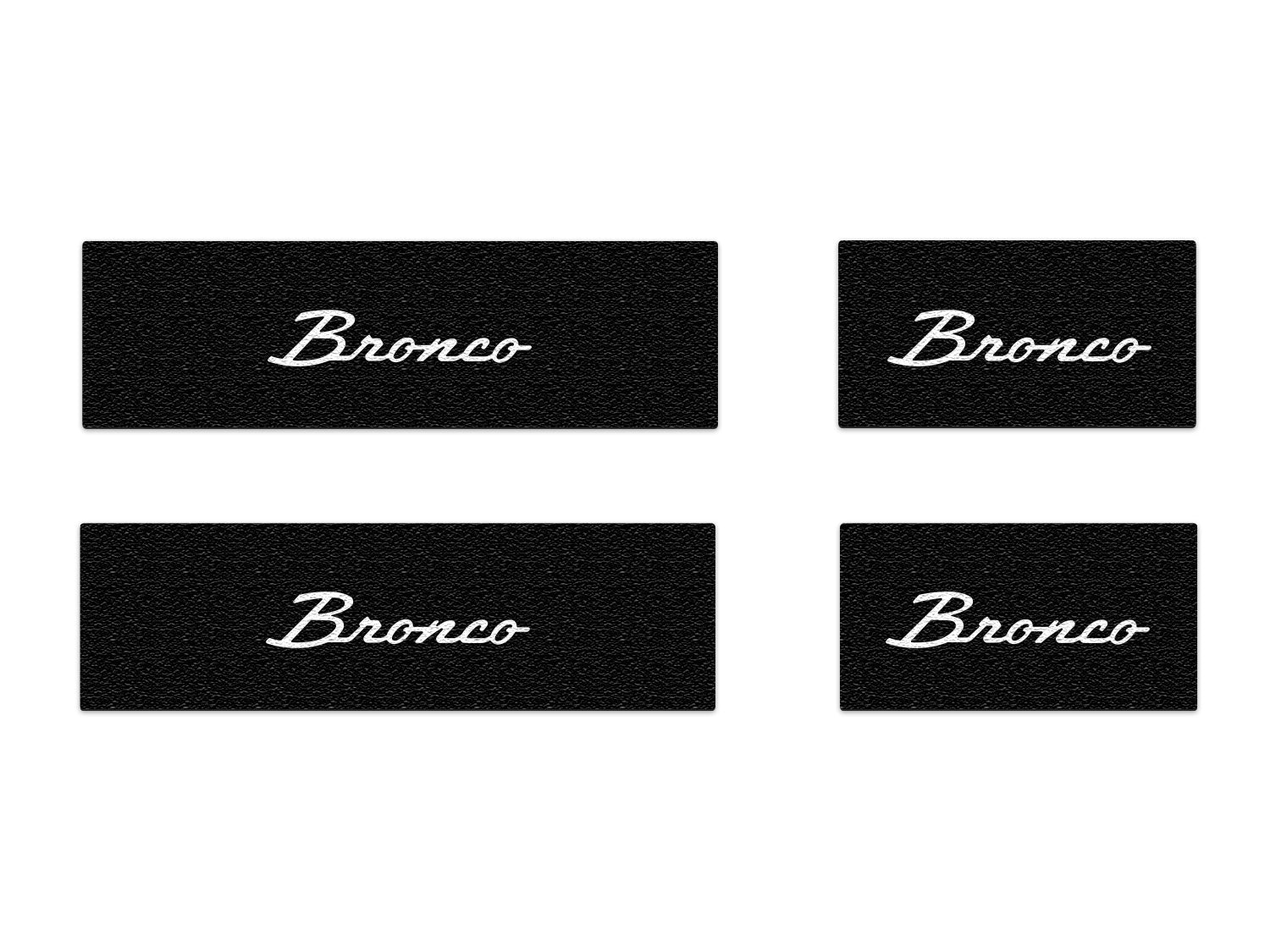 Door Sill Protection Overlays Fits 2021-2026 Ford Bronco