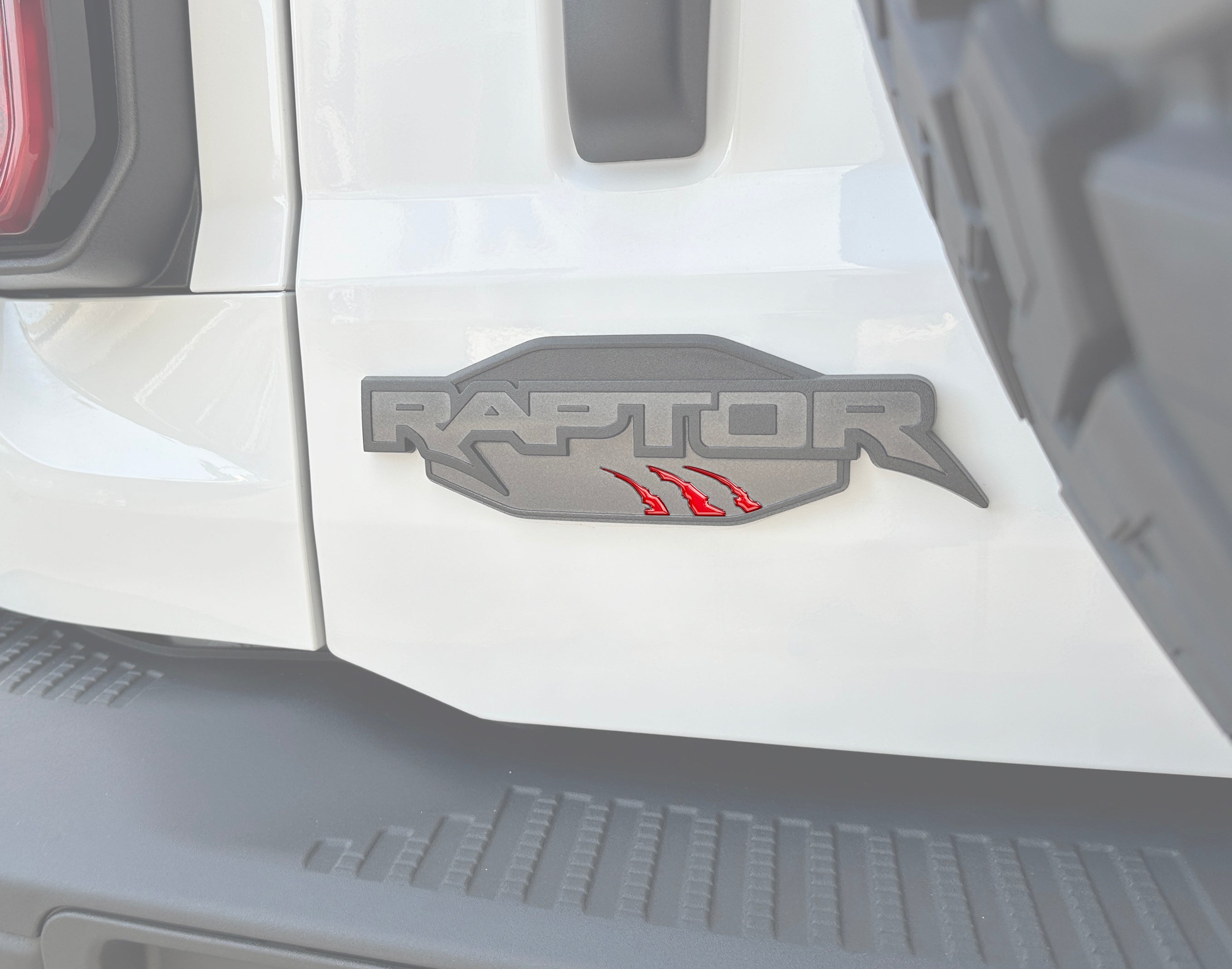 Raptor Emblem Claw Mark Inserts Fits 2022-2026 Ford Bronco Raptor