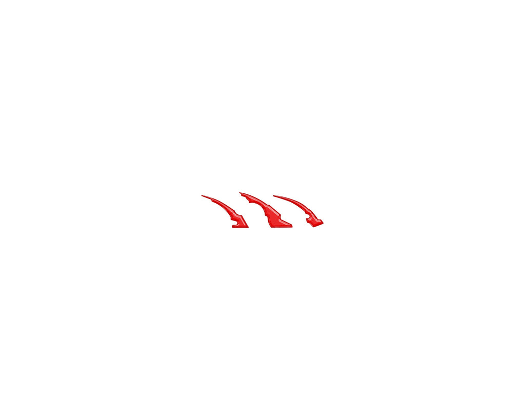 Raptor Emblem Claw Mark Inserts Fits 2022-2026 Ford Bronco Raptor