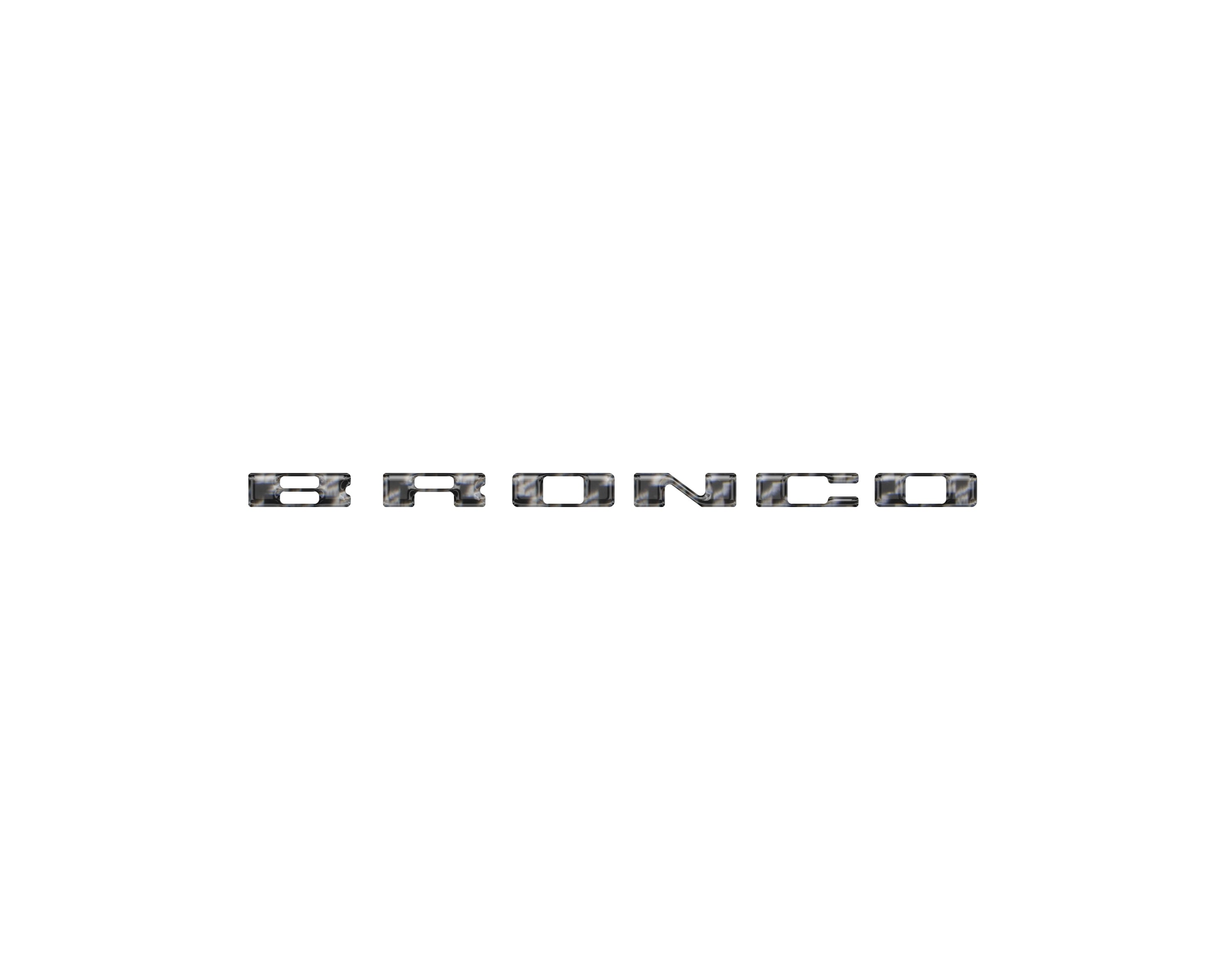 Passenger Dash Letter Inserts Fits 2025-2026 Ford Bronco Sport