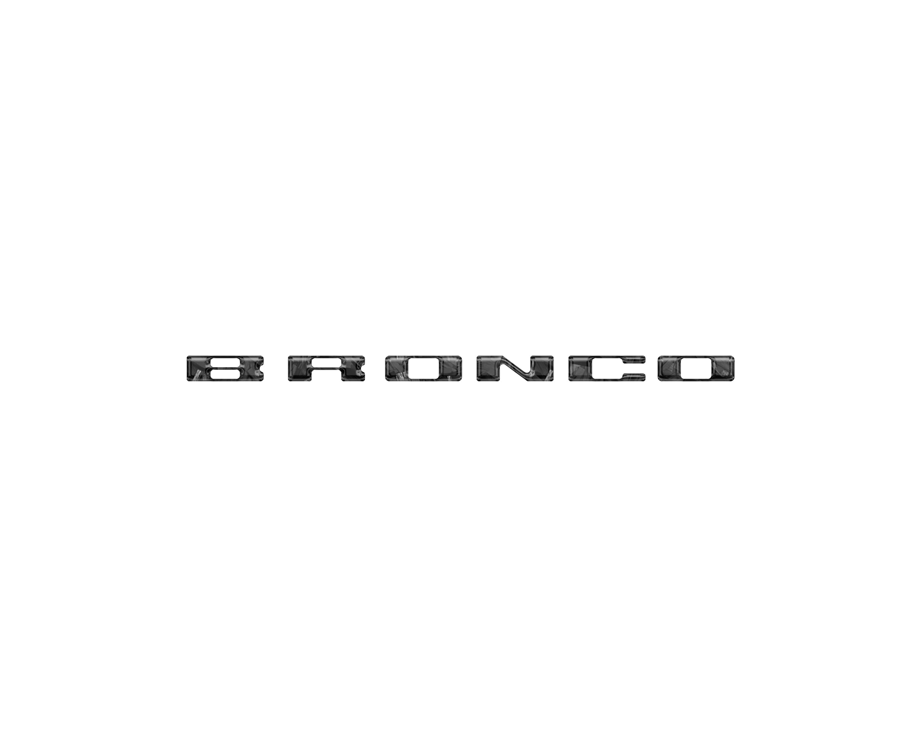 Passenger Dash Letter Inserts Fits 2025-2026 Ford Bronco Sport